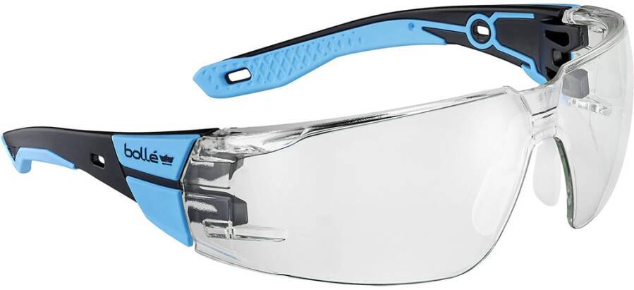 Schutzbrille RUSH+ 2.0 RUSPMN12E Größe M / L Rahmen blau / schwarz Scheibe transparent / Clear Scheibenkennzeichnung UL1