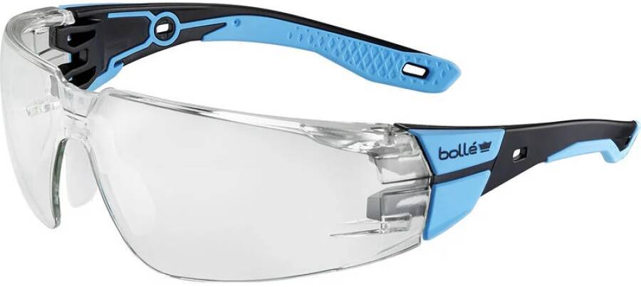 Schutzbrille RUSH+ 2.0 RUSPMN12E Größe M / L Rahmen blau / schwarz Scheibe transparent / Clear Scheibenkennzeichnung UL1