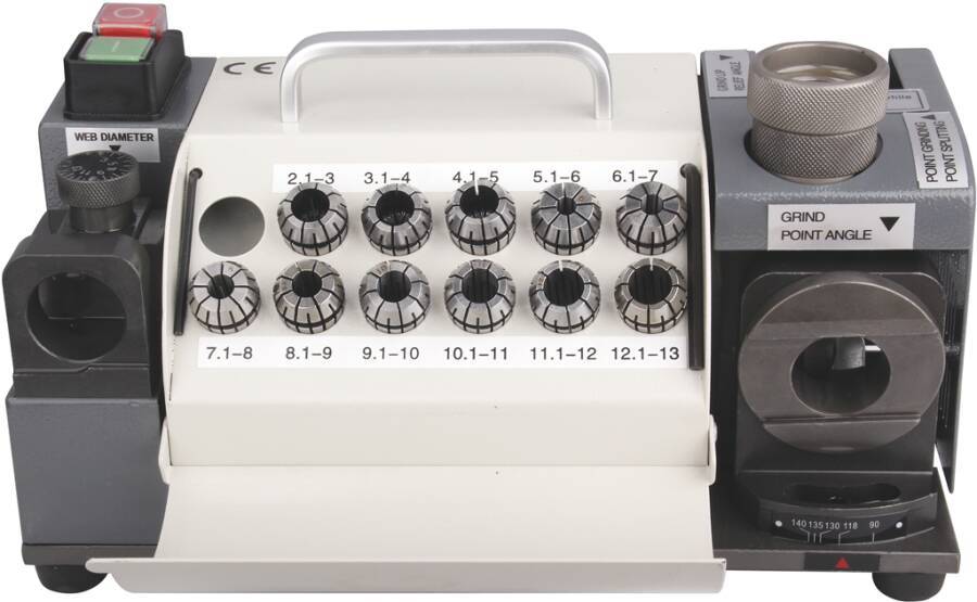 Bohrerschleifmaschinen DBG 61000 Typ DBG 315 W Schleifbereich Bohrer-Ø 2,1-15 Leistung 120 W Drehzahl 4400 U/min Abmessu