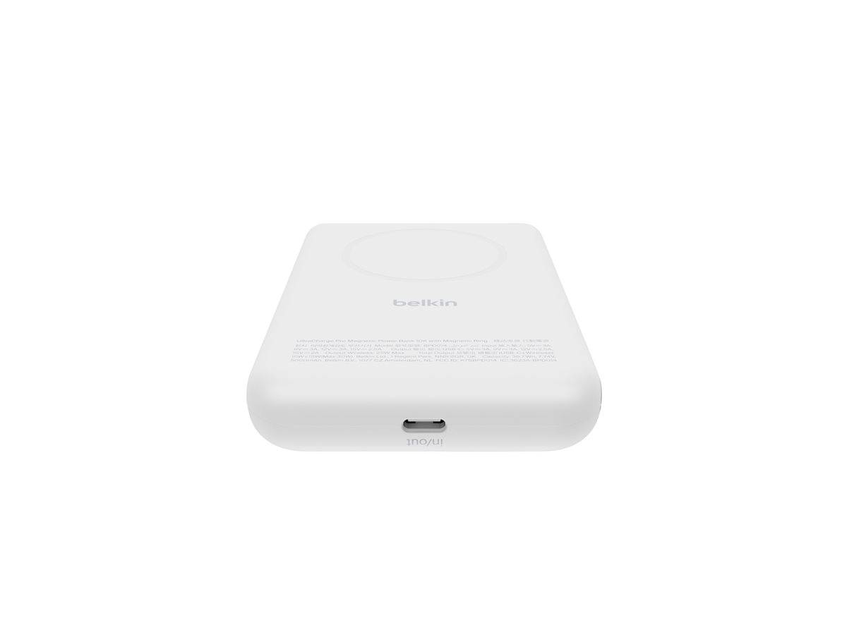 Belkin UltraCharge Pro - Induktive Power Bank - mit magnetischem Ring - 10000