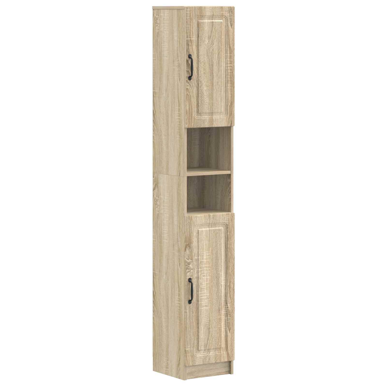 vidaXL 2-teiliges Badezimmer Schrank Set UTRECHT Sonoma-Eiche
