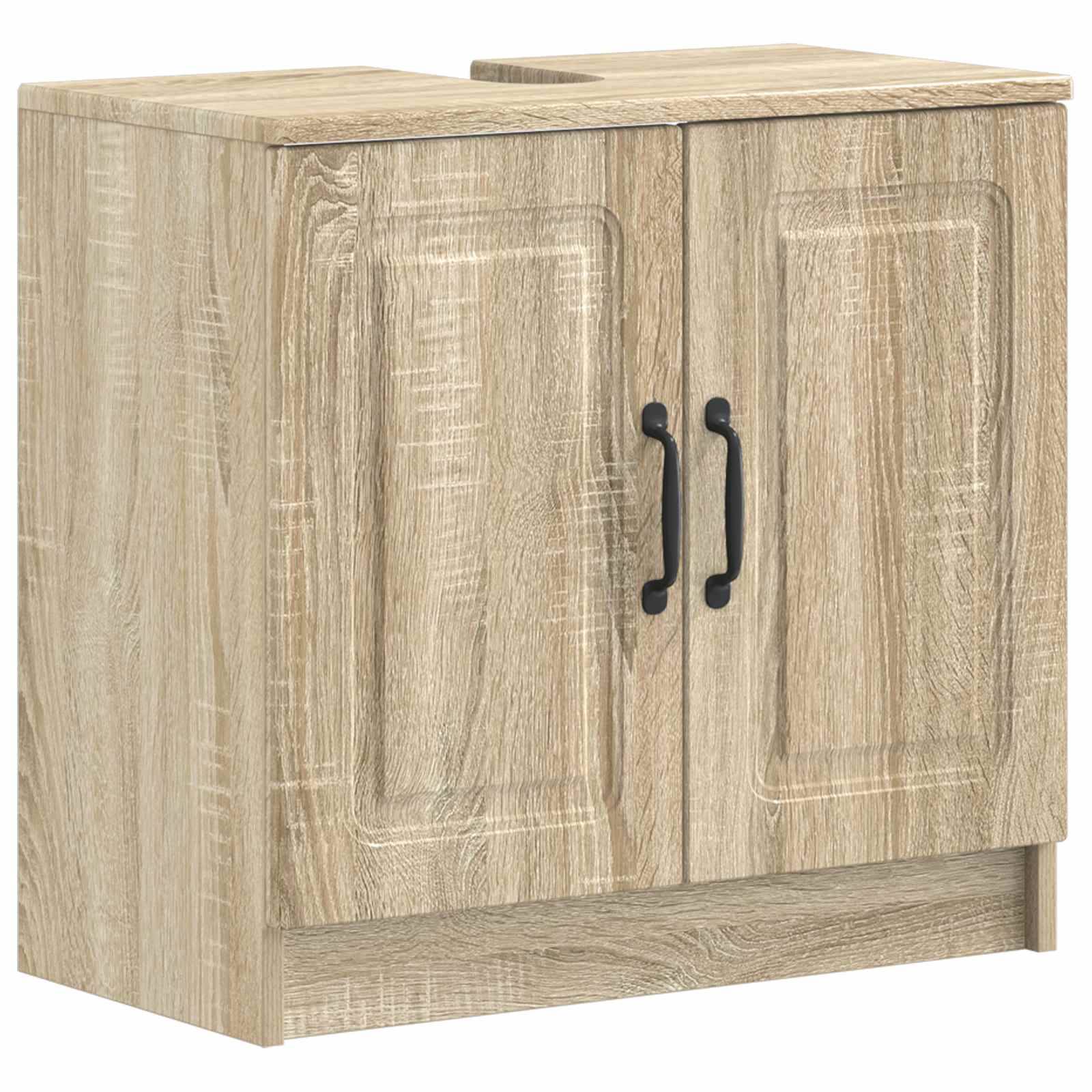 vidaXL 2-teiliges Badezimmer Schrank Set UTRECHT Sonoma-Eiche