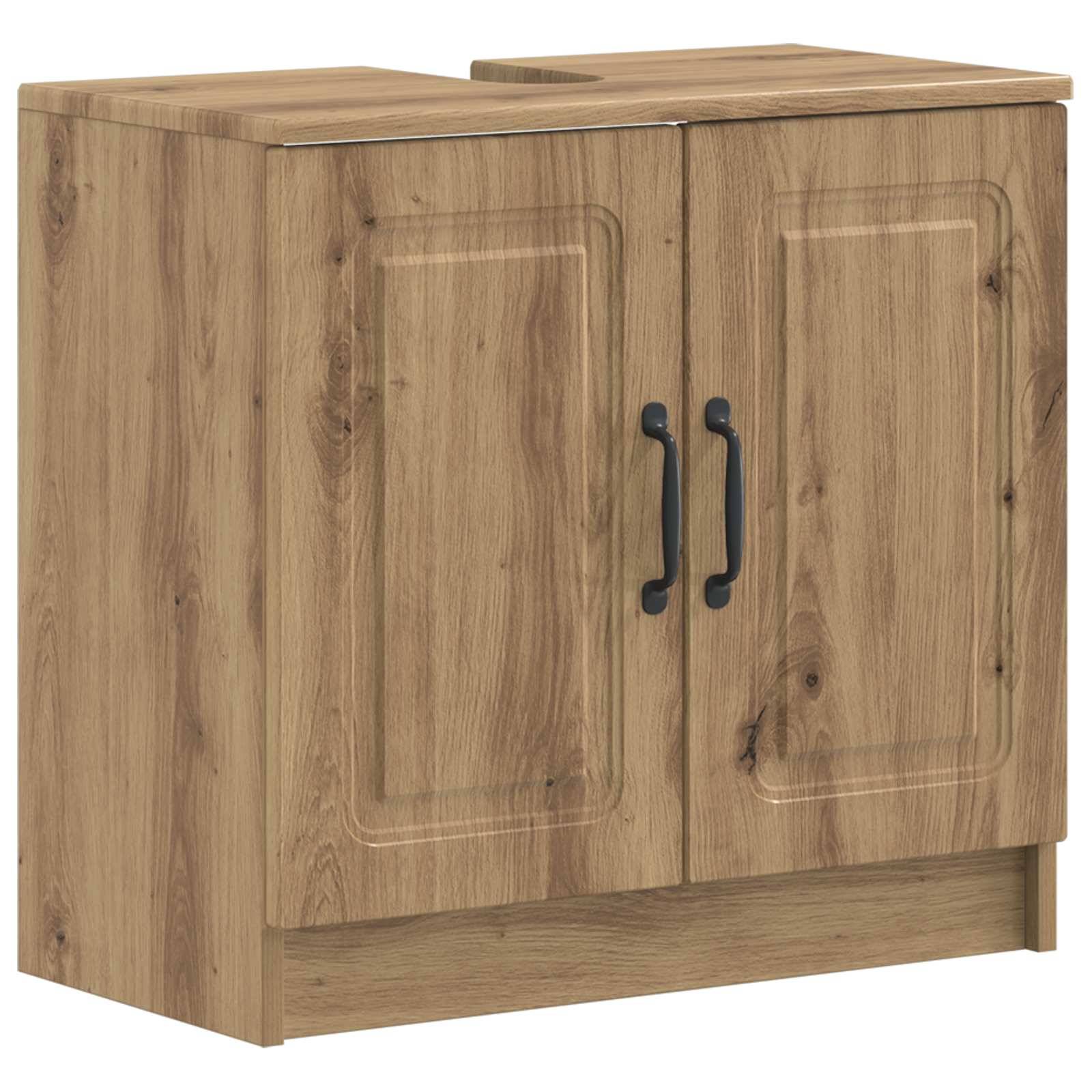 vidaXL 2-teiliges Badezimmer Schrank Set UTRECHT Artisan-Eiche