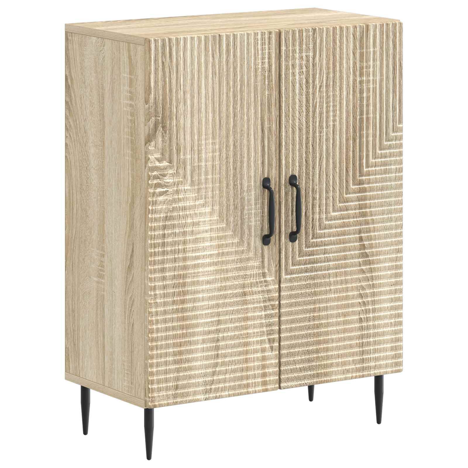 vidaXL 2-teiliges Badezimmer Schrank Set HAARLEM Sonoma-Eiche