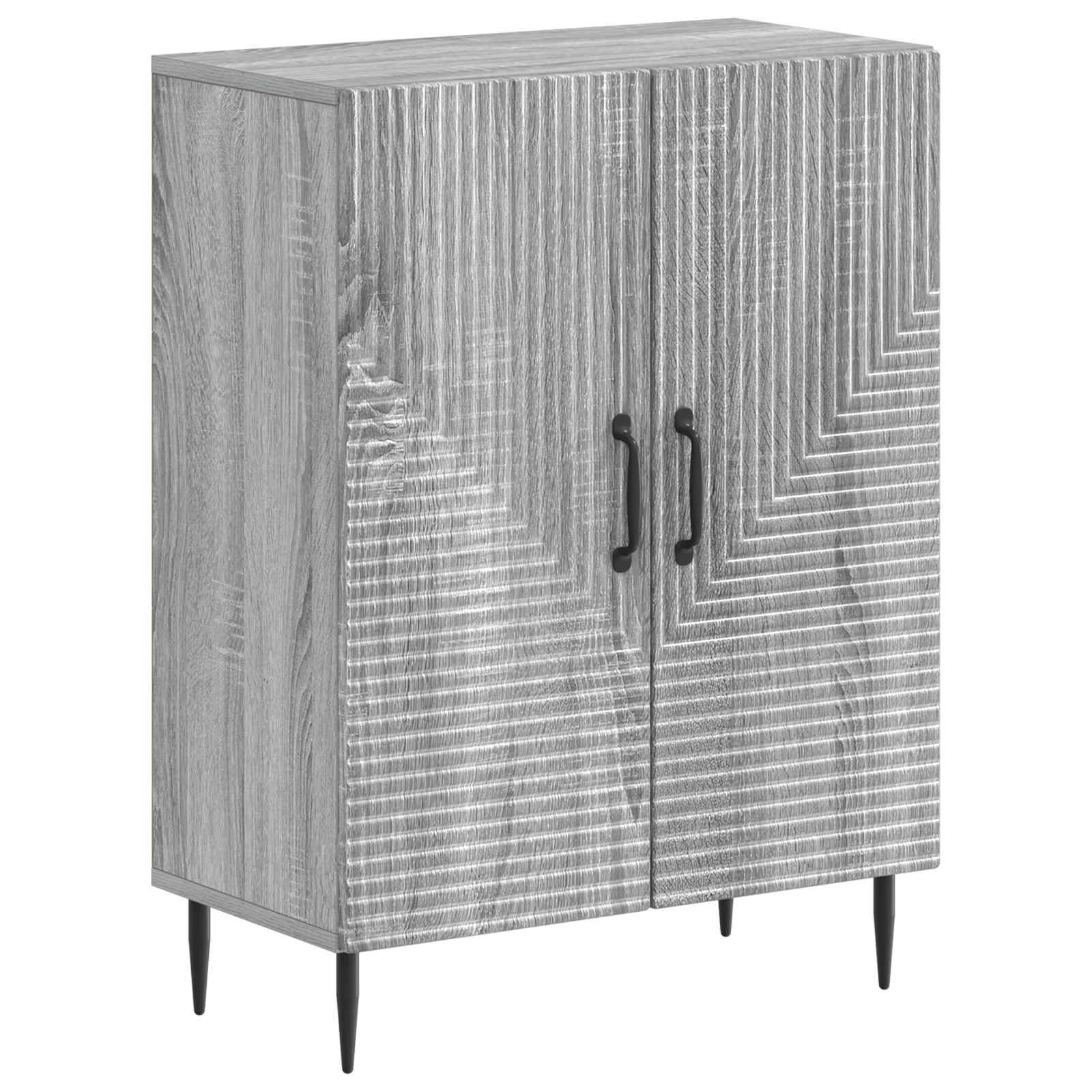 vidaXL 2-teiliges Badezimmer Schrank Set HAARLEM Sonoma-Grau