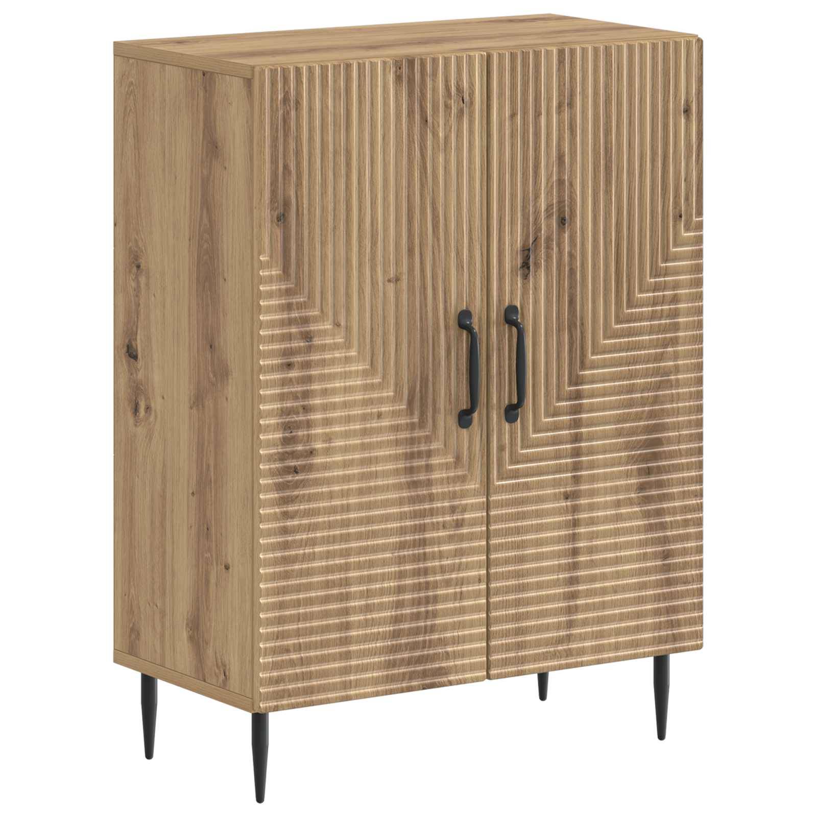 vidaXL 2-teiliges Badezimmer Schrank Set HAARLEM Artisan-Eiche