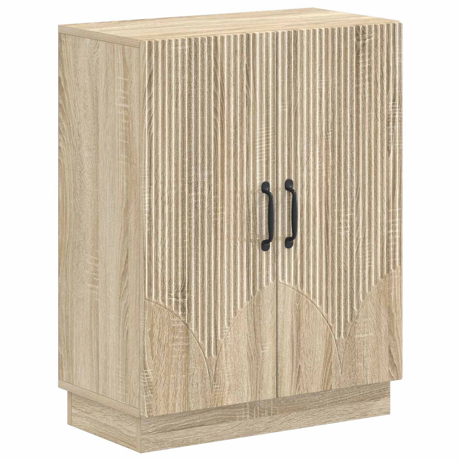 vidaXL 2-teiliges Badezimmer Schrank Set HOORN Sonoma-Eiche