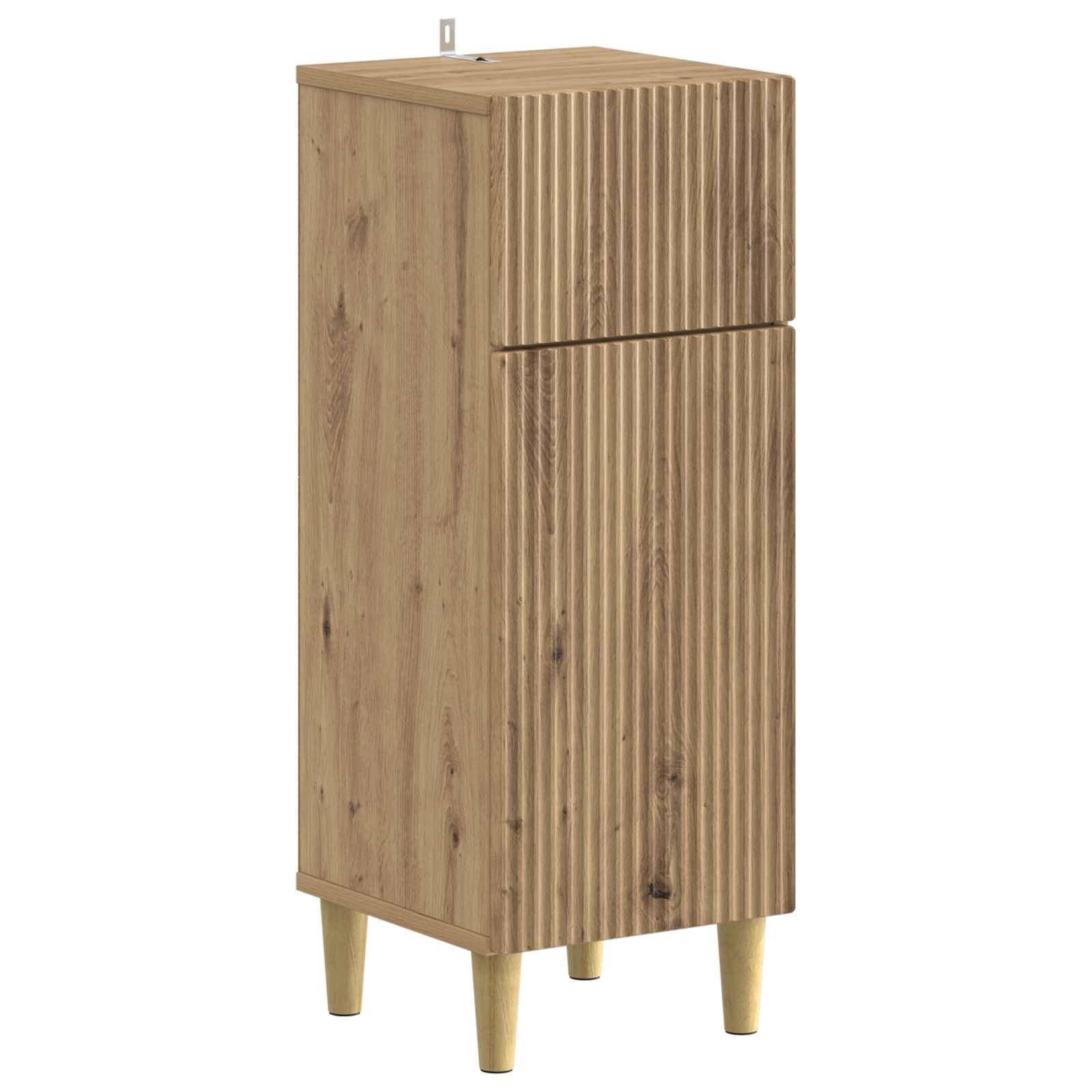vidaXL 2-teiliges Badezimmer Schrank Set ARNHEM Artisan-Eiche
