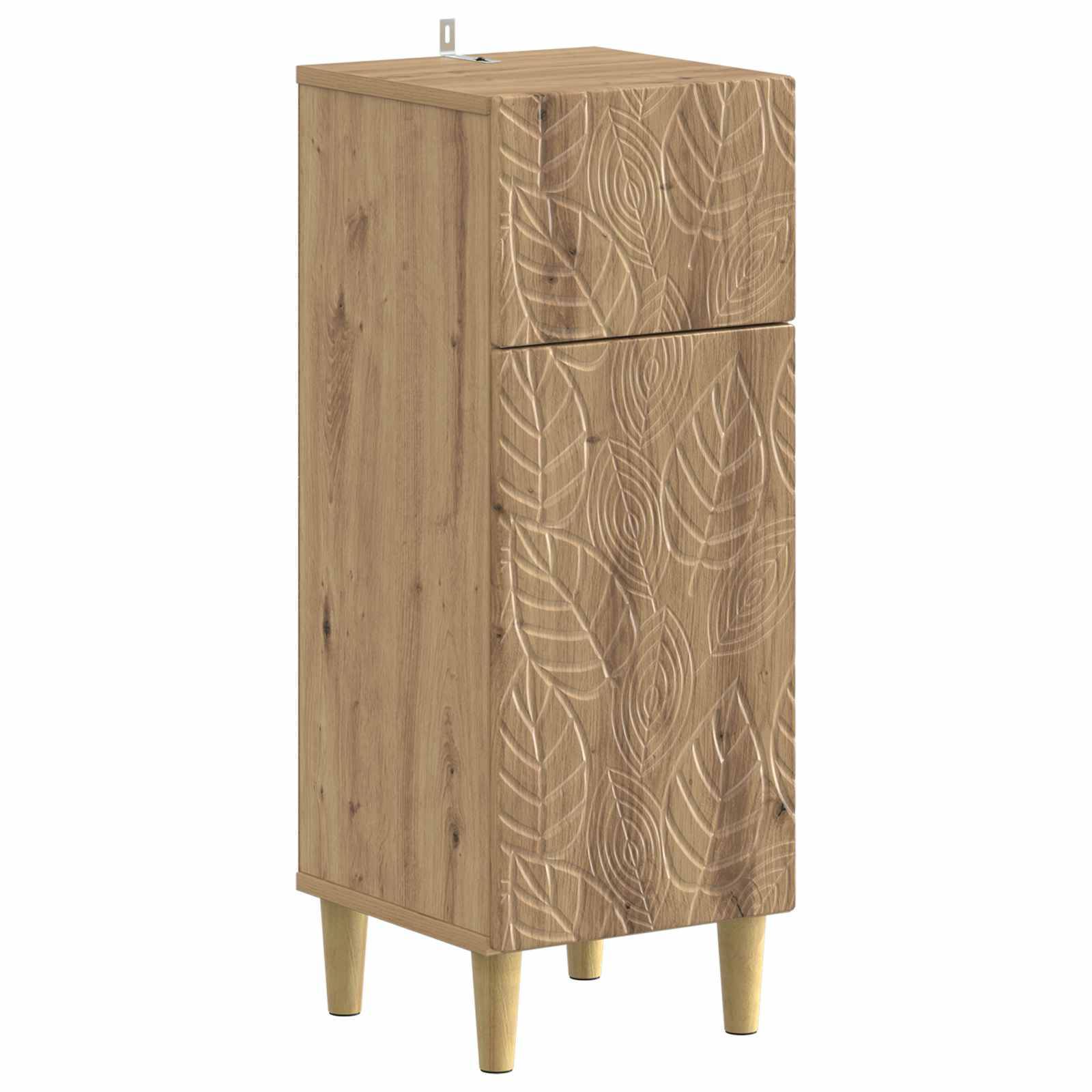 vidaXL 2-teiliges Badezimmer Schrank Set DELFT Artisan-Eiche