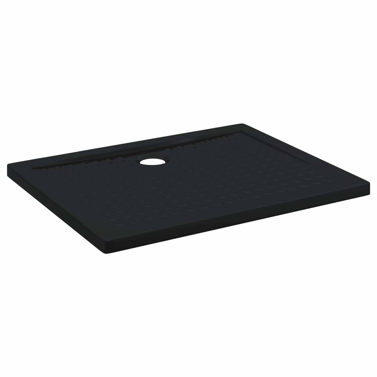 vidaXL Duschbodenablage mit Punkten 100 x 80 x 4 cm ABS Schwarz