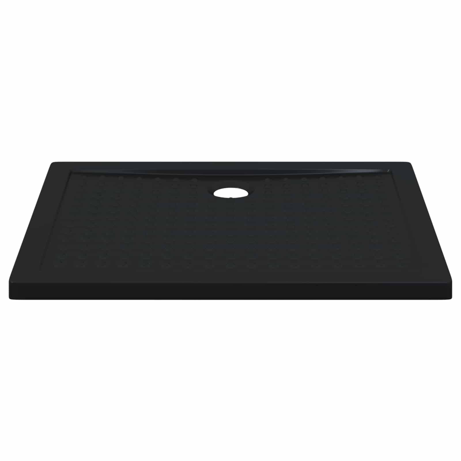 vidaXL Duschbodenablage mit Punkten 100 x 80 x 4 cm ABS Schwarz