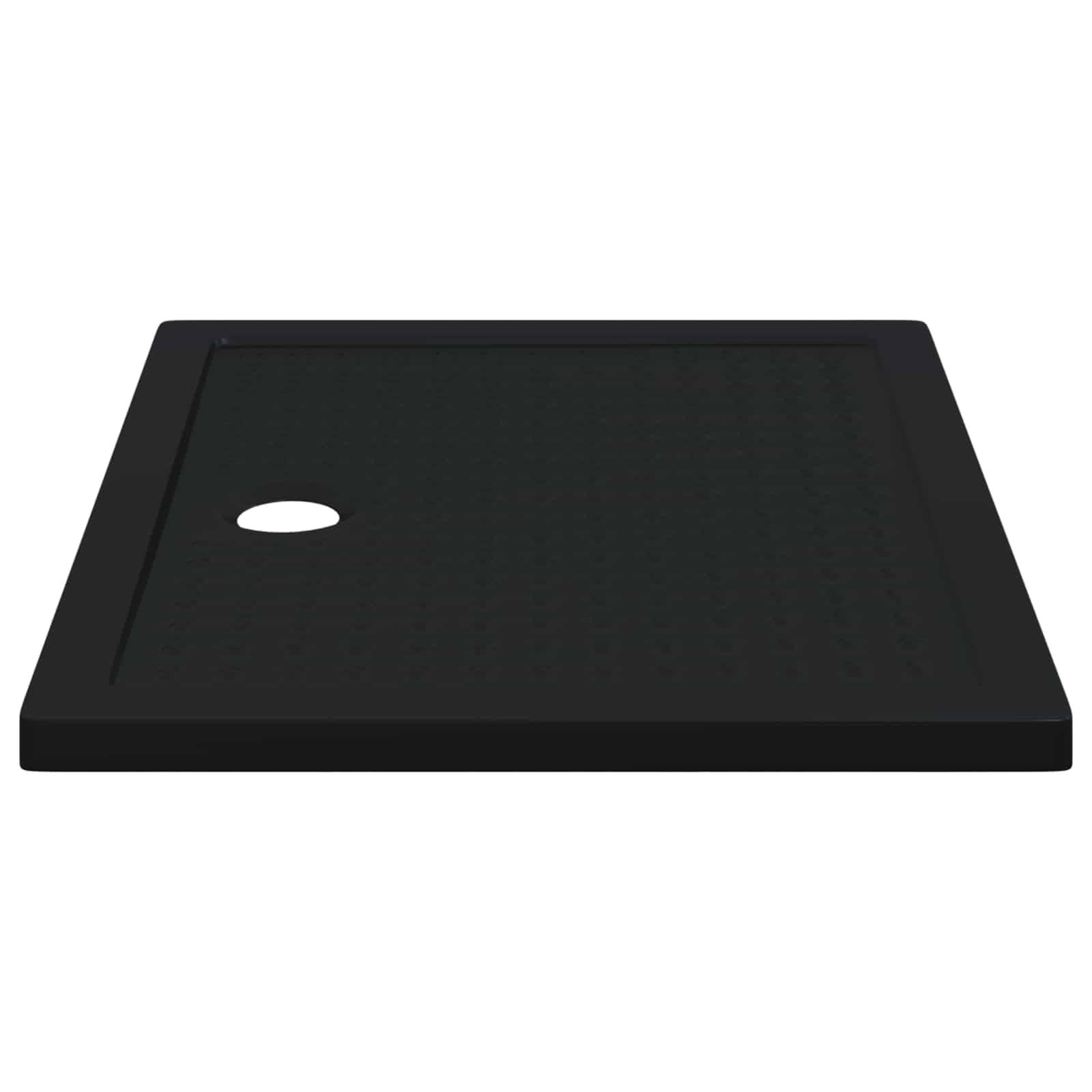 vidaXL Duschbodenablage mit Punkten 100 x 80 x 4 cm ABS Schwarz