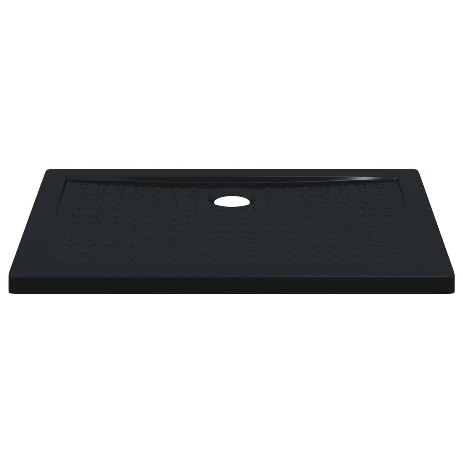 vidaXL Duschbodenablage mit Punkten 100 x 70 x 4 cm ABS Schwarz