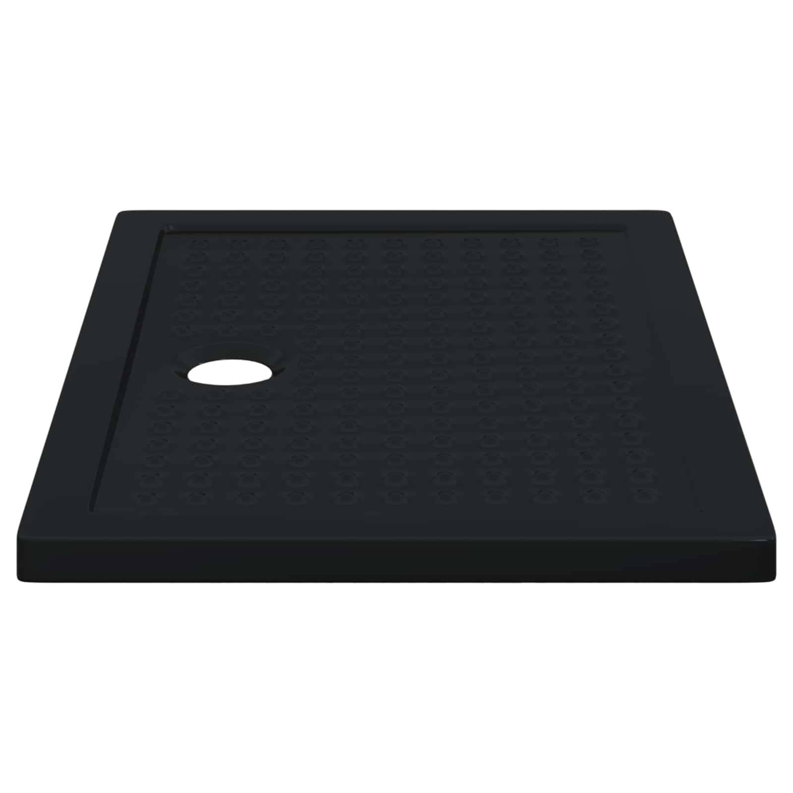 vidaXL Duschbodenablage mit Punkten 100 x 70 x 4 cm ABS Schwarz