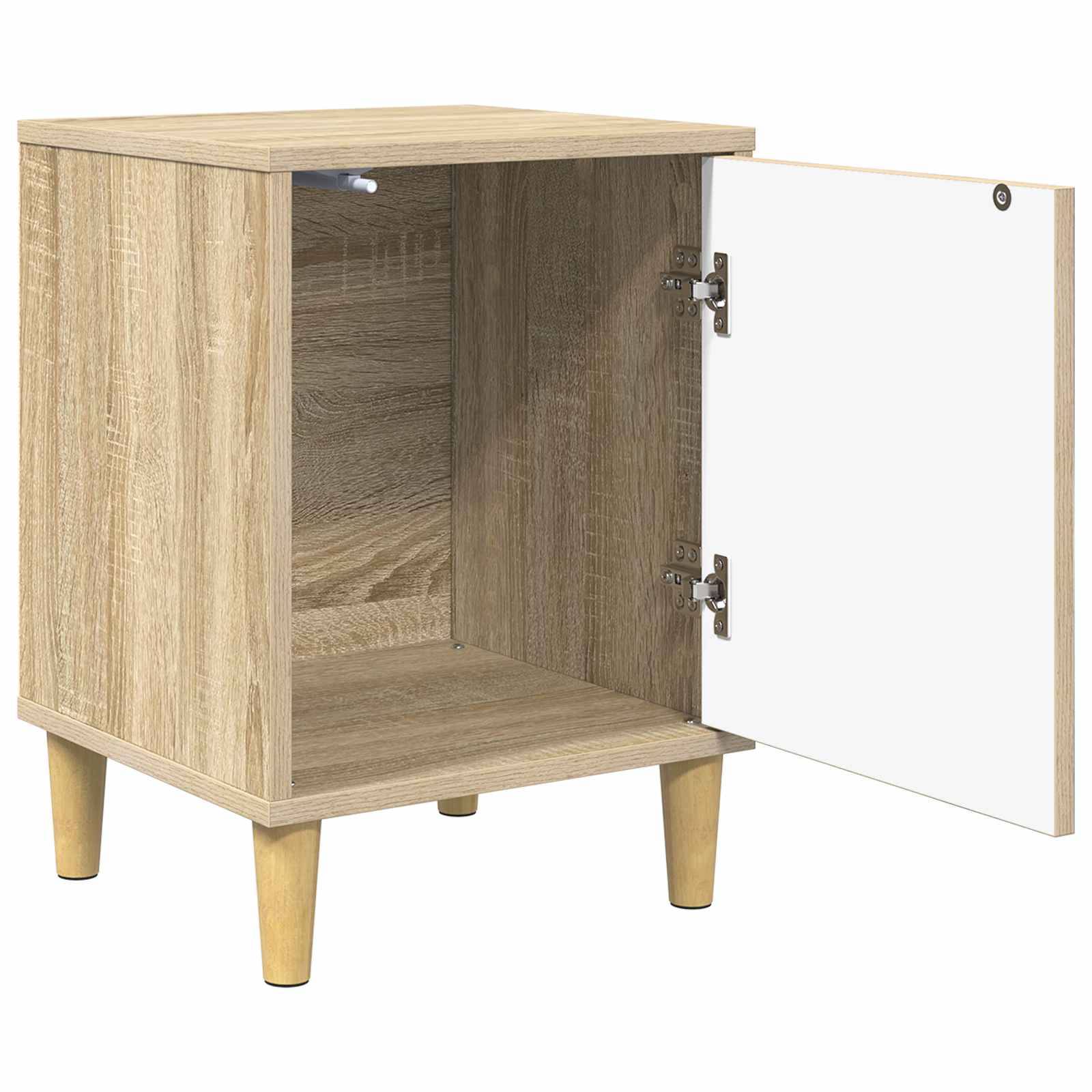 vidaXL Nachttisch HANAU Sonoma-Eiche 36 x 33 x 50 cm Holzwerkstoff