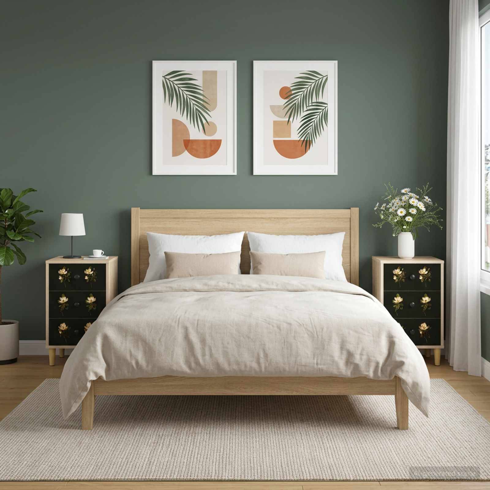 vidaXL Nachttisch BREMEN 2 stk. Sonoma-Eiche 36 x 33 x 60 cm