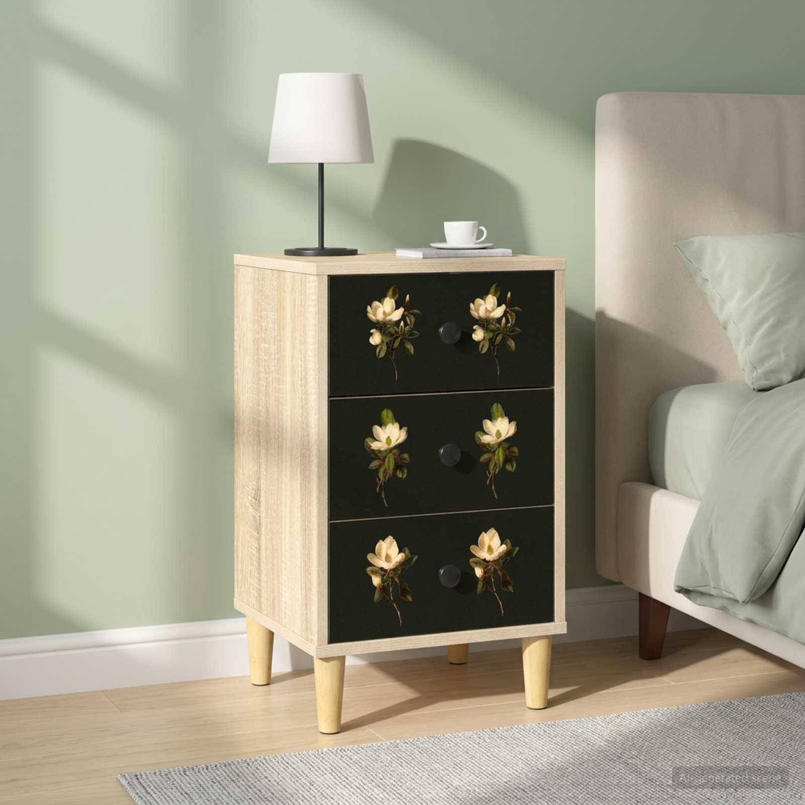 vidaXL Nachttisch BREMEN 2 stk. Sonoma-Eiche 36 x 33 x 60 cm