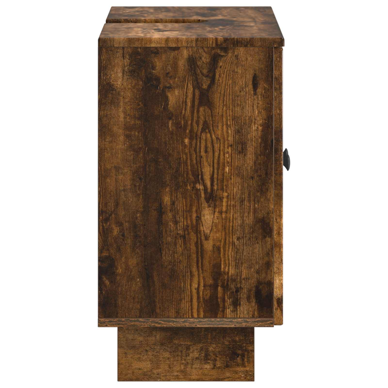 vidaXL Waschbeckenschrank EDE Raucheiche 59,5 x 31,5 x 59 cm