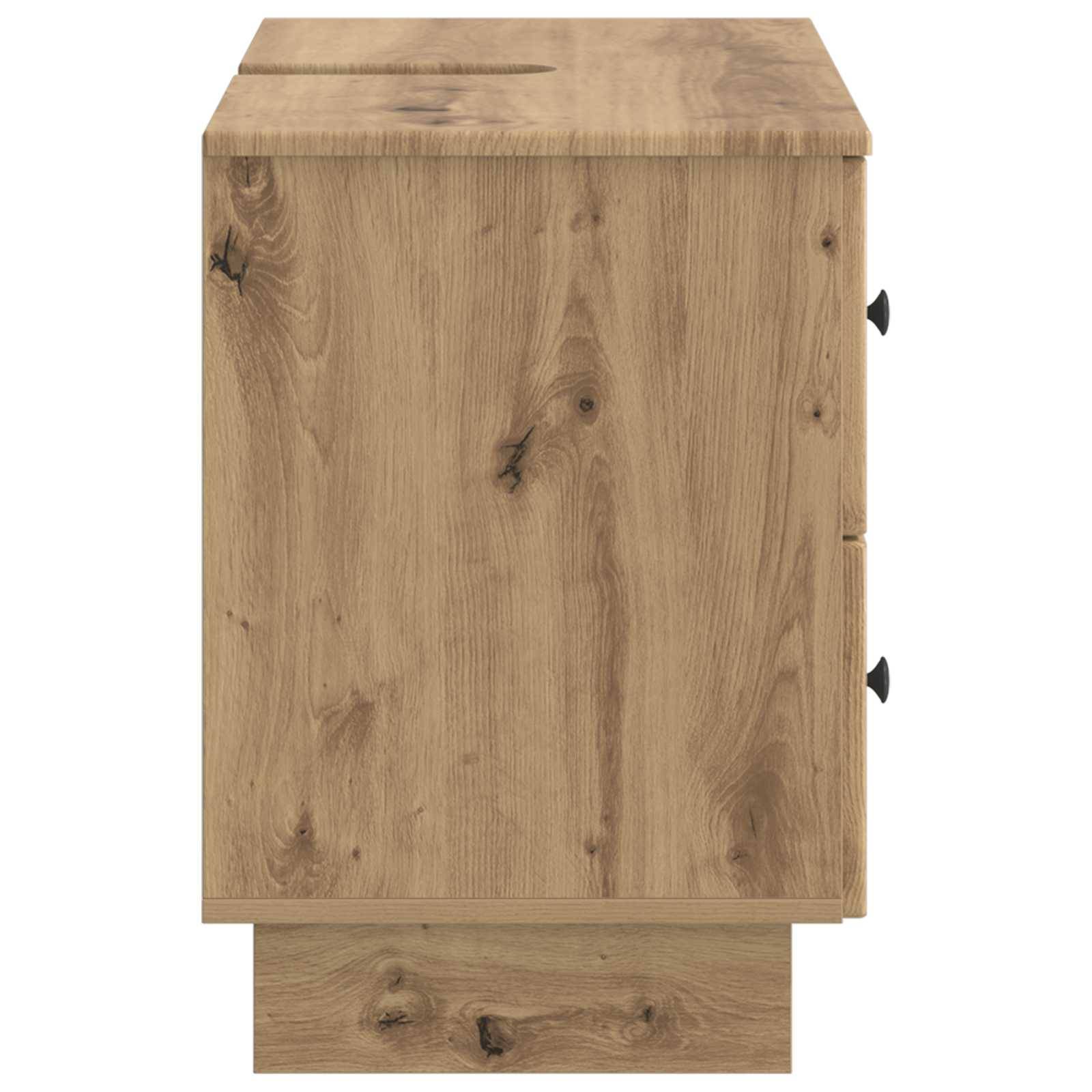 vidaXL Waschbeckenschrank EDE Artisan-Eiche 82 x 41 x 59 cm