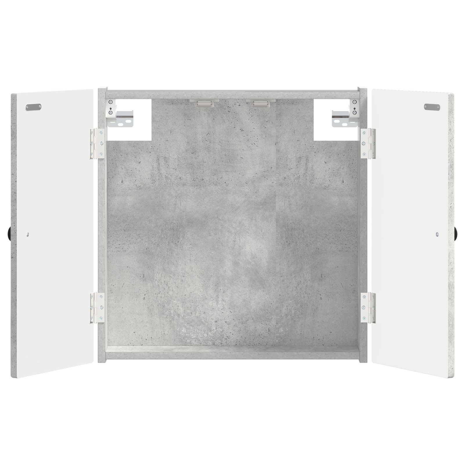 vidaXL Dartboard Schrank BREDA Betongrau 52,5 x 10,5 x 53,5 cm