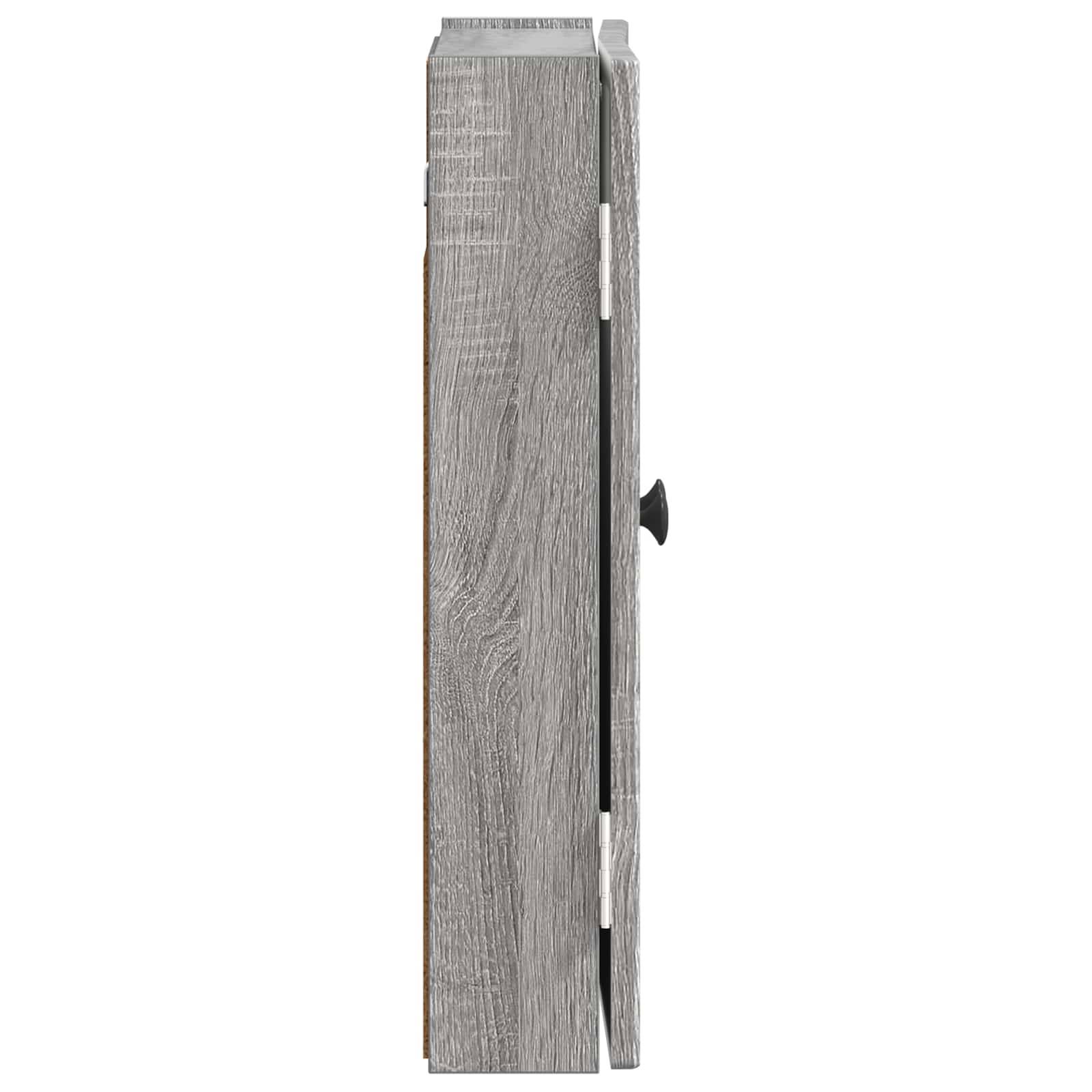 vidaXL Dartboard Schrank EDE Sonoma-Grau 52,5 x 10,5 x 53,5 cm