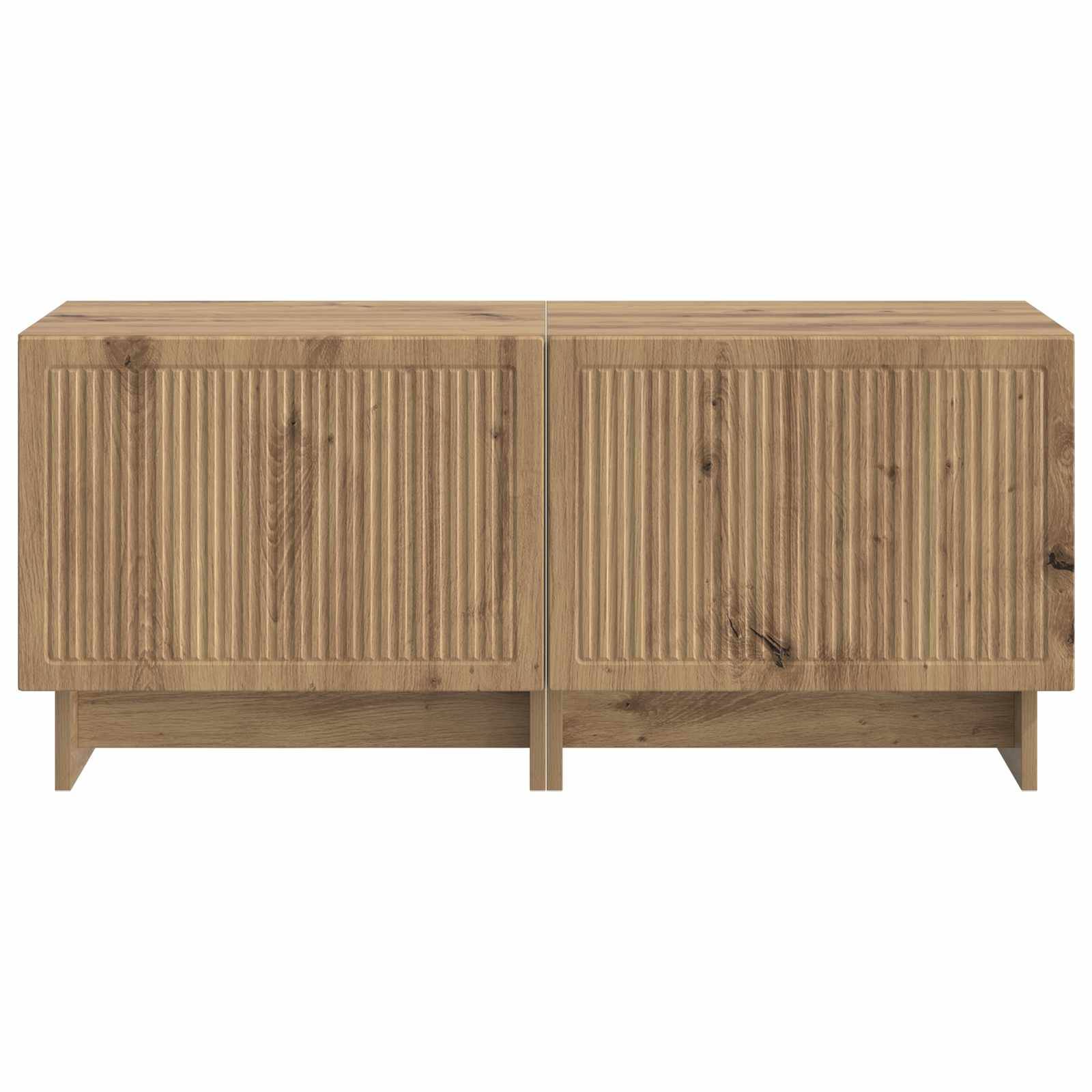 vidaXL TV-Schrank Artisan-Eiche Holzwerkstoff