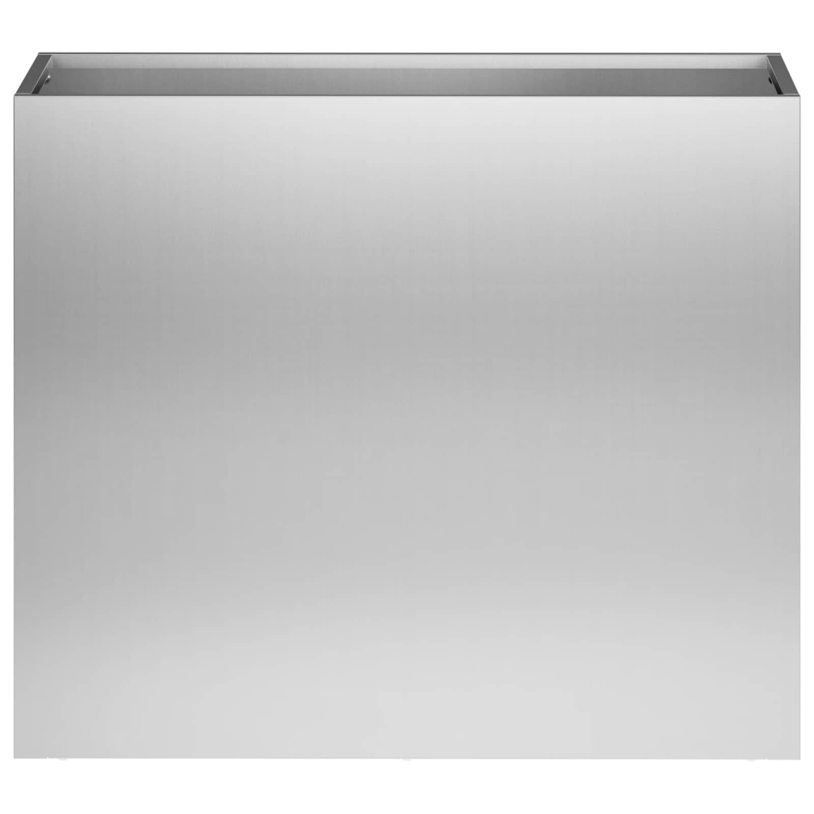 vidaXL Garten-Pflanzgefäß 2 Stk. Silber 50 x 20 x 40 cm
