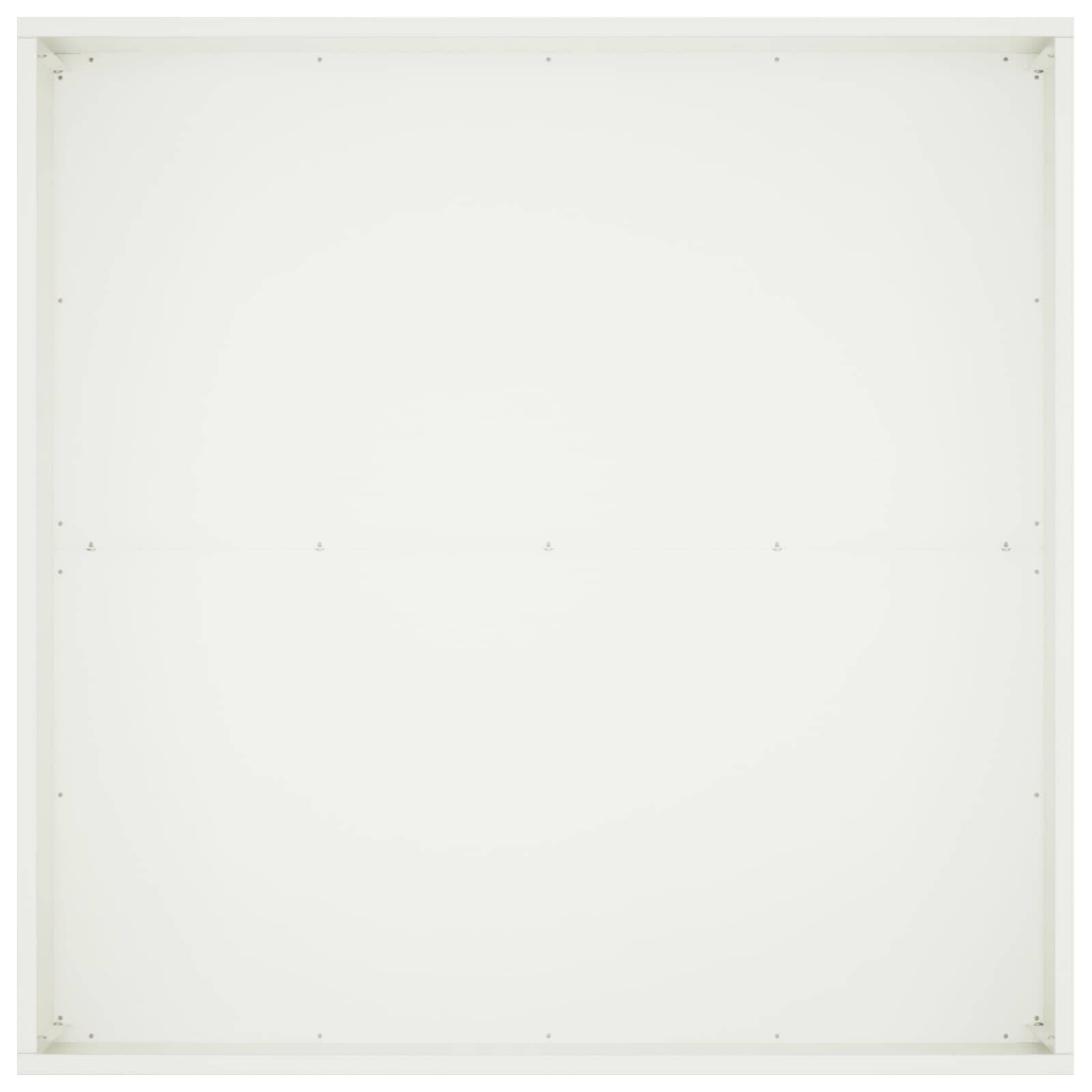 vidaXL Garten-Pflanzgefäß Weiß 60 x 60 x 40 cm Kaltgewalzter Stahl