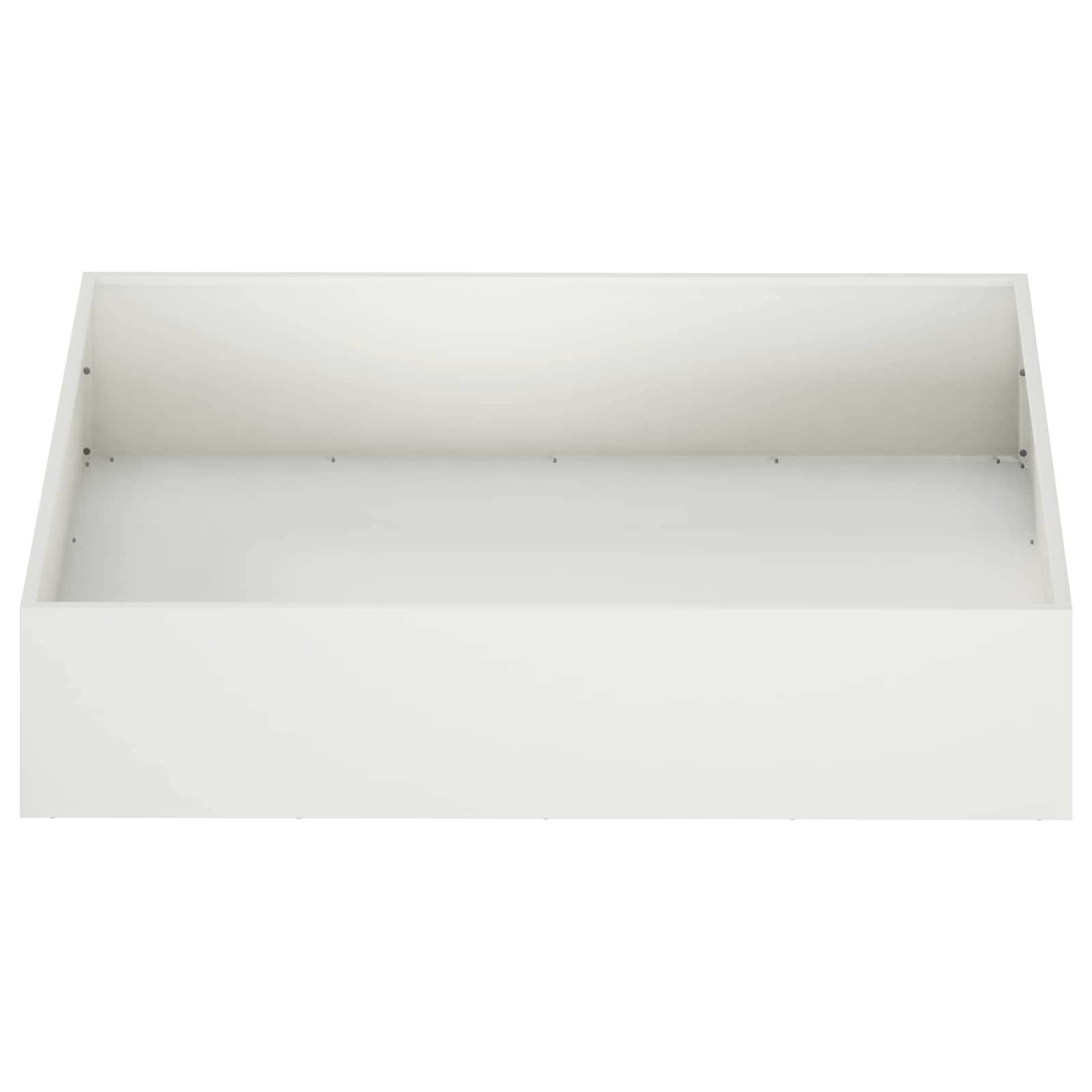vidaXL Garten-Pflanzgefäß Weiß 100 x 100 x 20 cm Kaltgewalzter Stahl