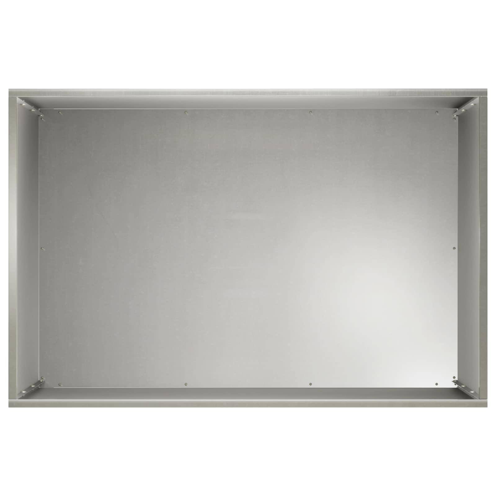 vidaXL Garten-Pflanzgefäß Silber 60 x 40 x 50 cm Edelstahl