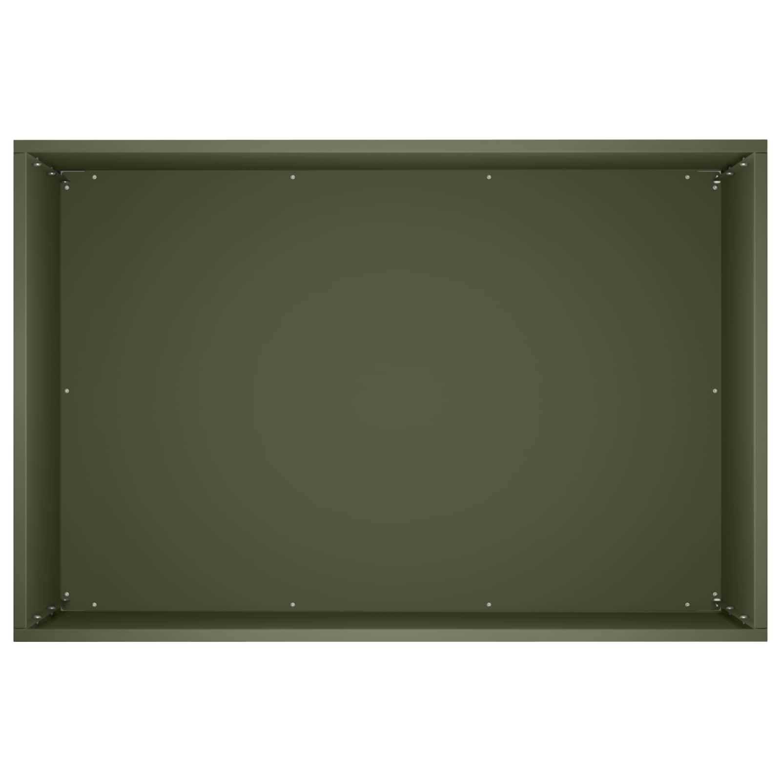 vidaXL Garten-Pflanzgefäß Olivgrün 60 x 40 x 50 cm Kaltgewalzter Stahl