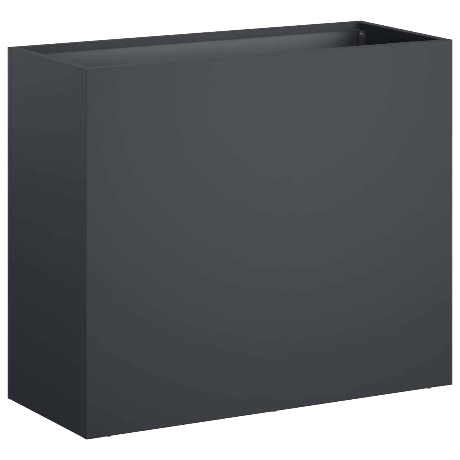 vidaXL Garten-Pflanzgefäß Anthrazit 50 x 20 x 40 cm