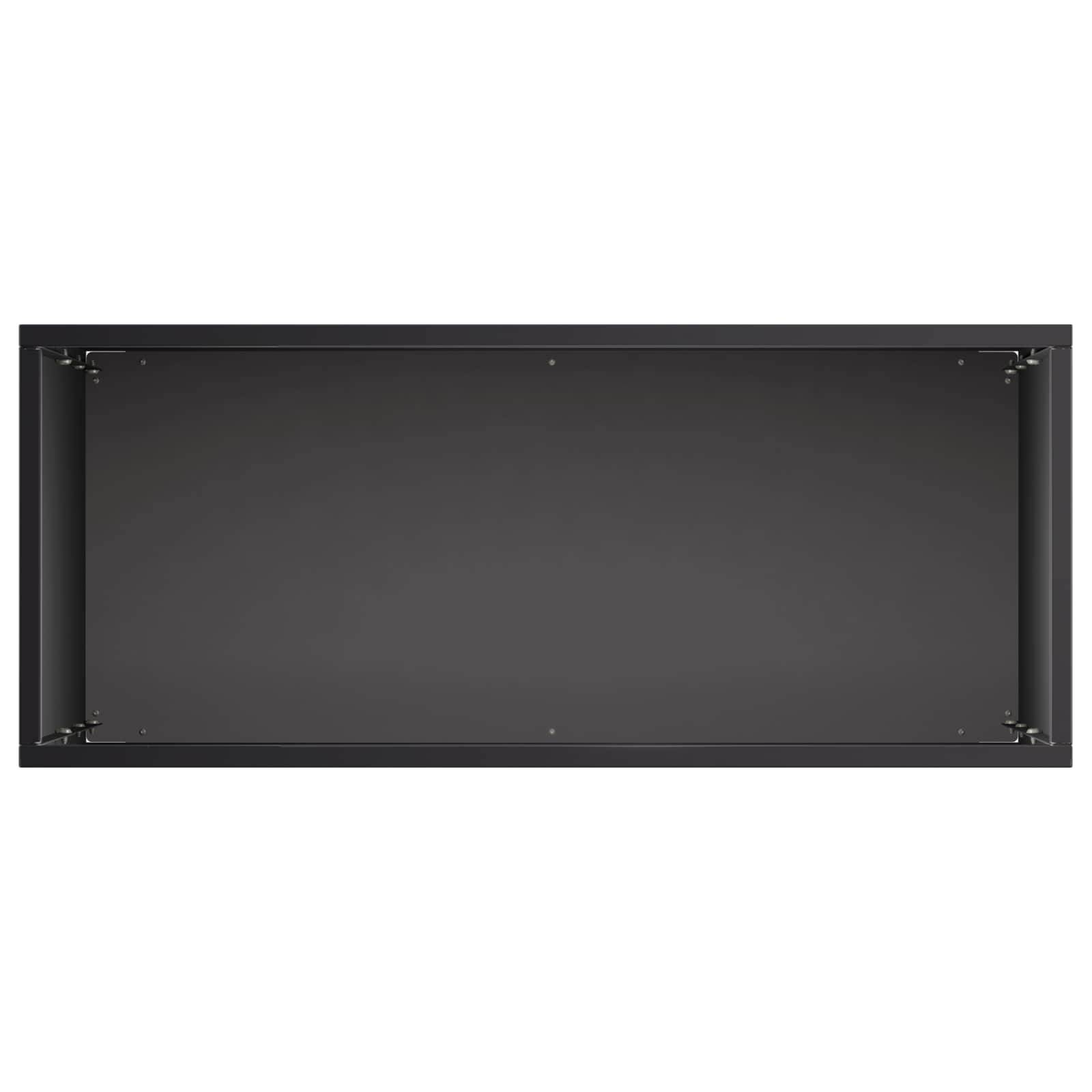 vidaXL Garten-Pflanzgefäß Schwarz 50 x 20 x 75 cm Kaltgewalzter Stahl