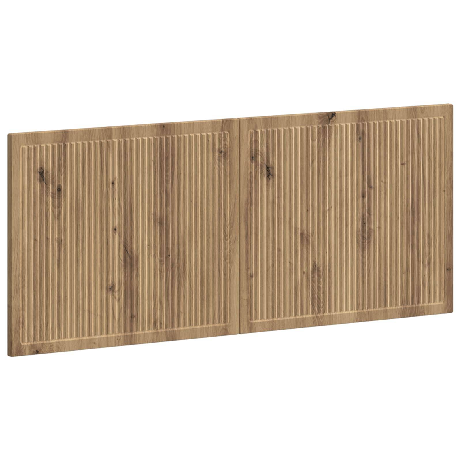 vidaXL Wandmontiertes Kopfteil EDE Artisan-Eiche Holzwerkstoff
