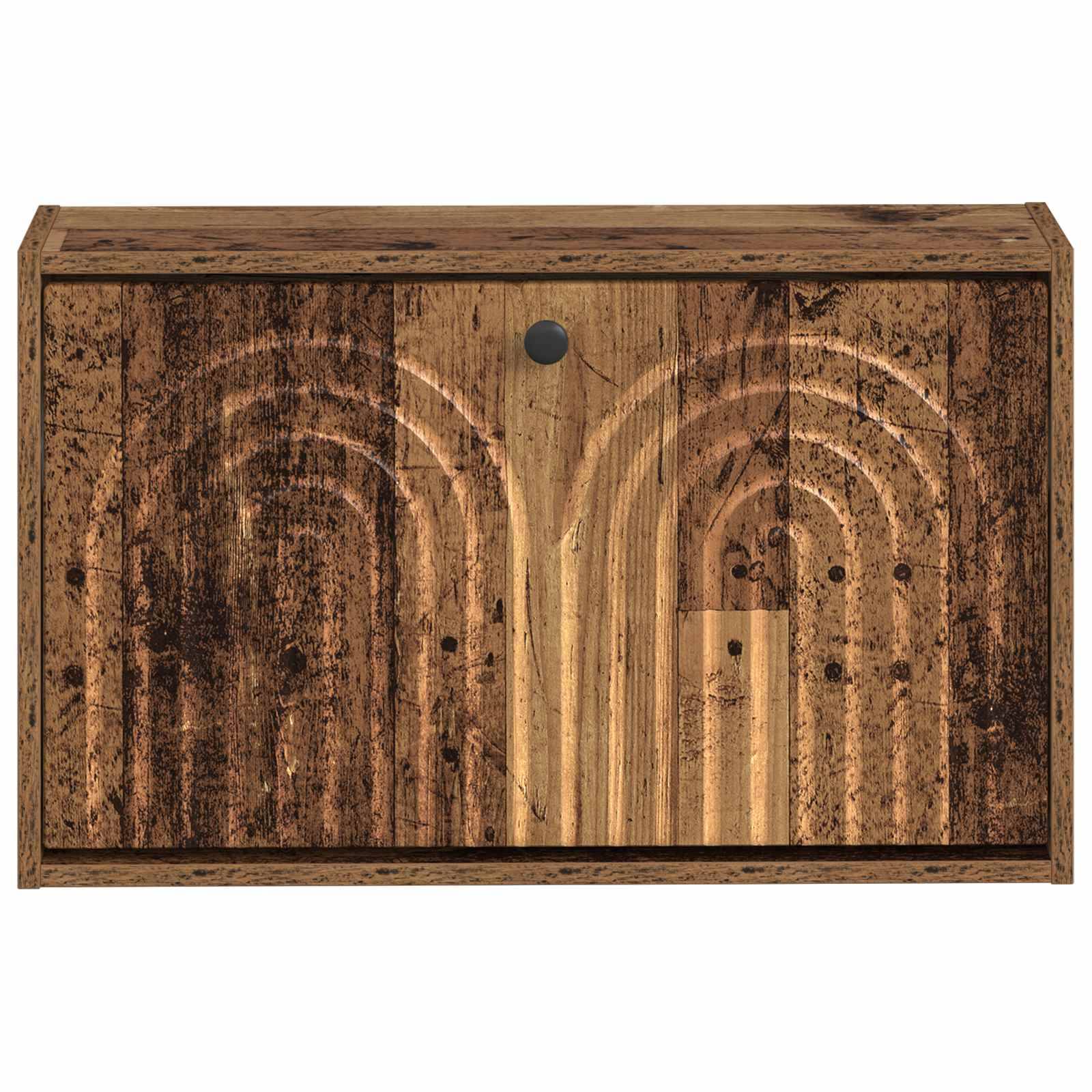 vidaXL Wandmontierter Schuhschrank ALKMAAR 71 x 17 x 43 cm Altholz