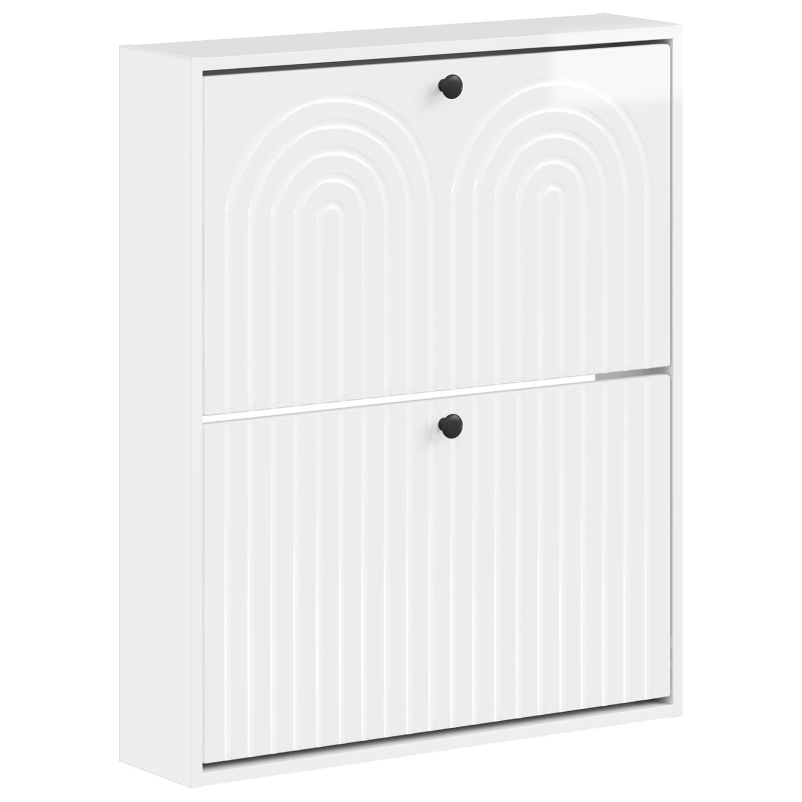 vidaXL Wandmontierter Schuhschrank ALKMAAR 71 x 17 x 86 cm
