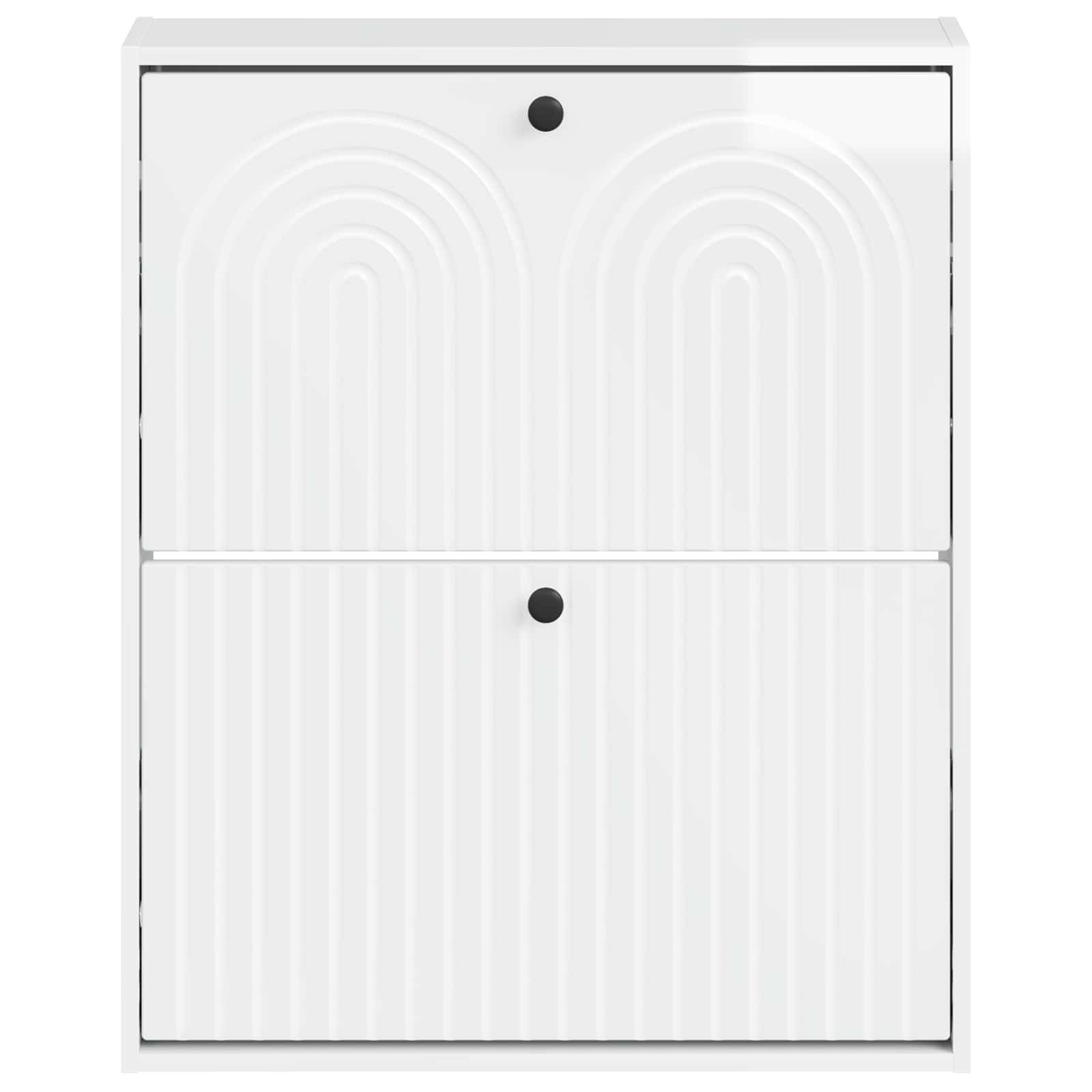 vidaXL Wandmontierter Schuhschrank ALKMAAR 71 x 17 x 86 cm