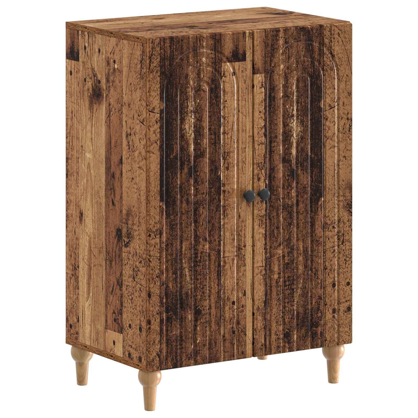 vidaXL Schuhschrank ALKMAAR 59,5 x 39,5 x 90 cm Holzwerkstoff Altholz