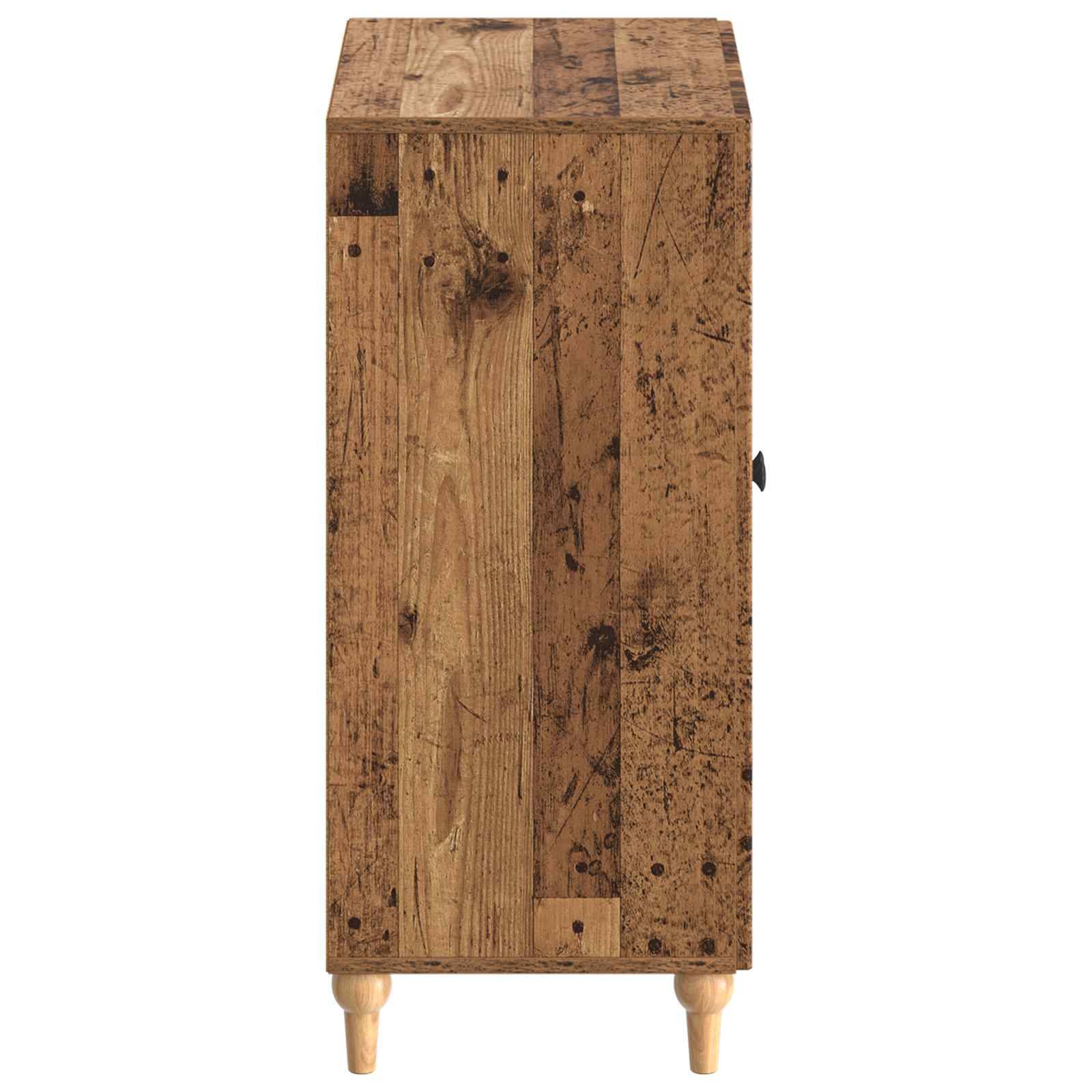 vidaXL Schuhschrank ALKMAAR 59,5 x 39,5 x 90 cm Holzwerkstoff Altholz