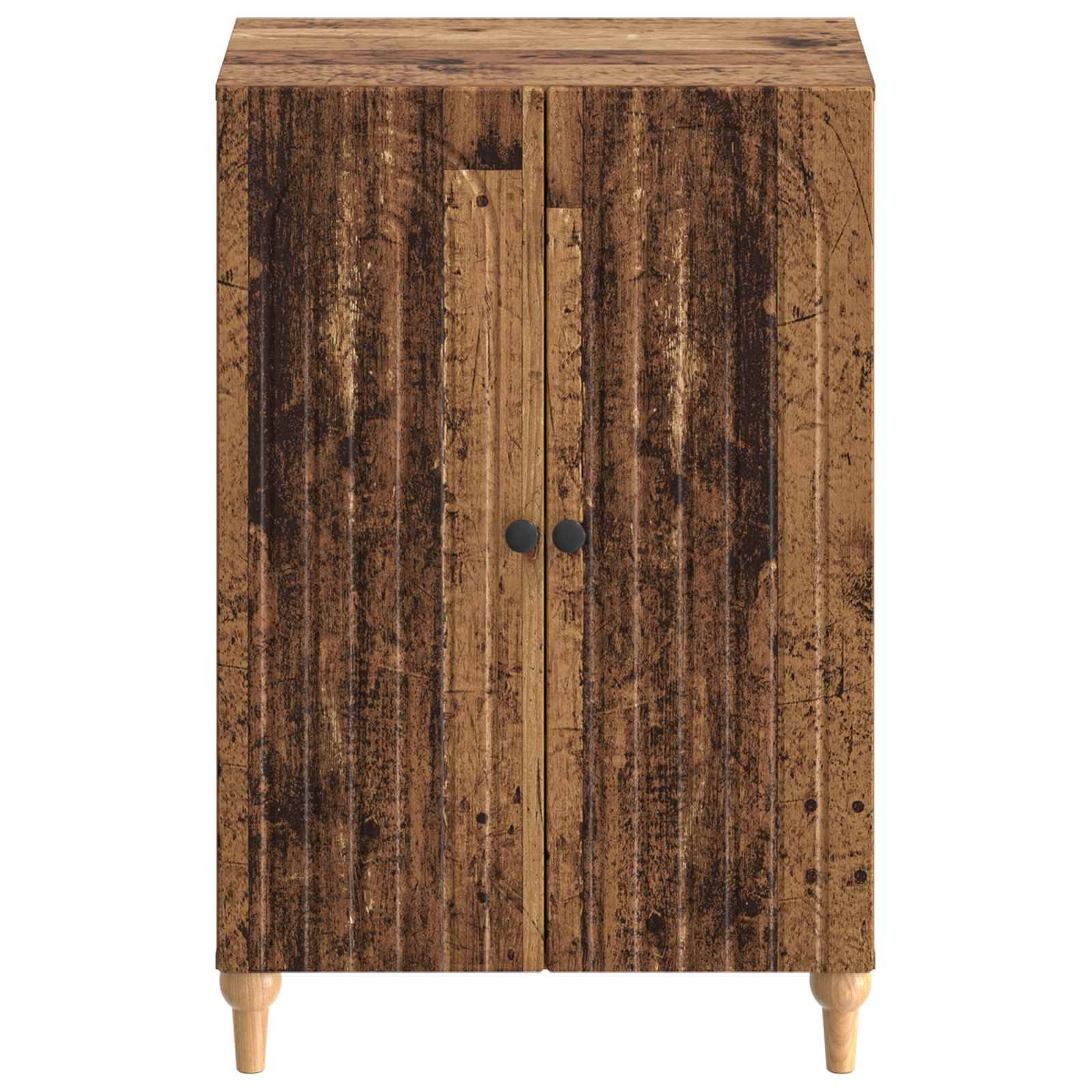 vidaXL Schuhschrank ALKMAAR 59,5 x 39,5 x 90 cm Holzwerkstoff Altholz