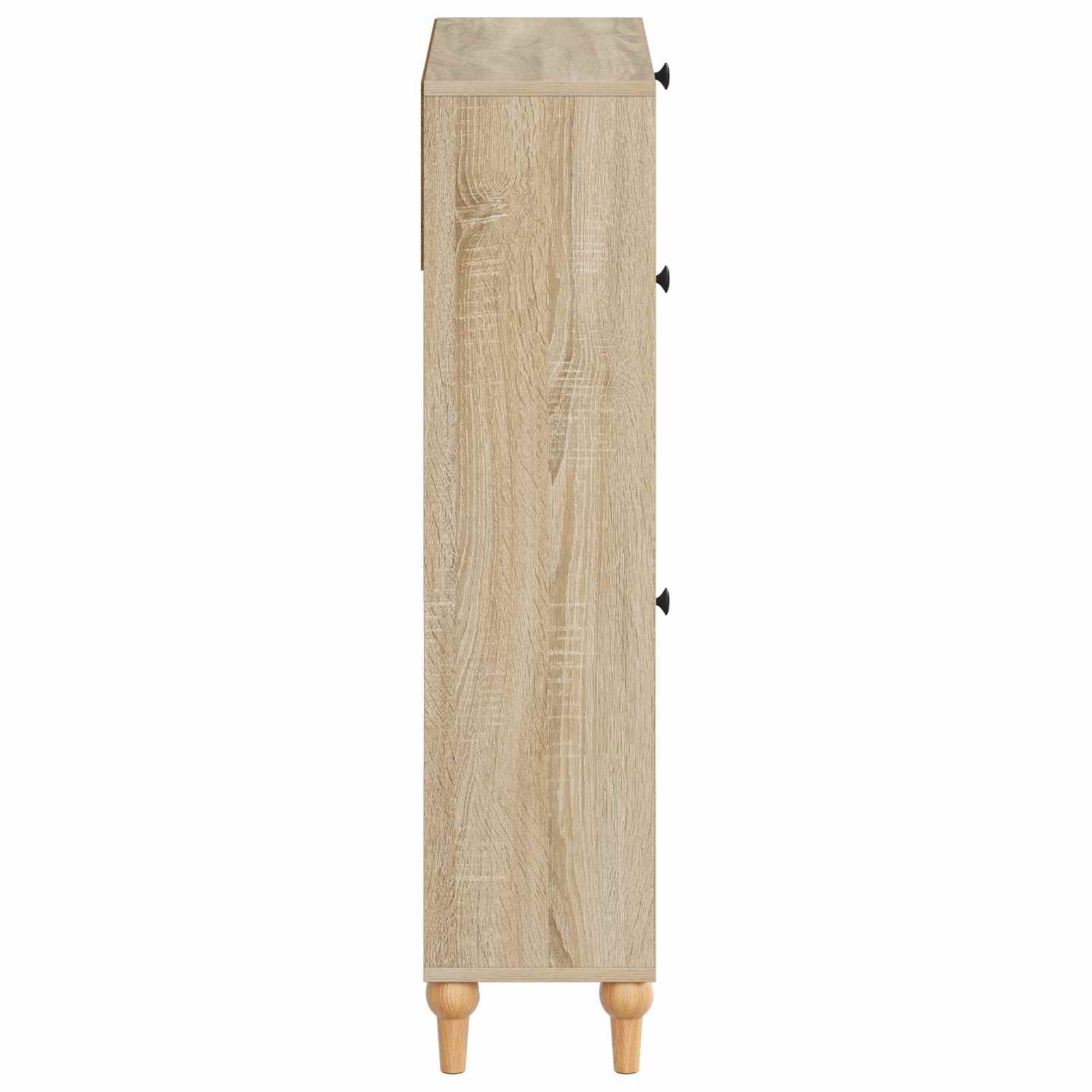 vidaXL Schuhschrank ALKMAAR 78 x 24 x 103 cm Holzwerkstoff