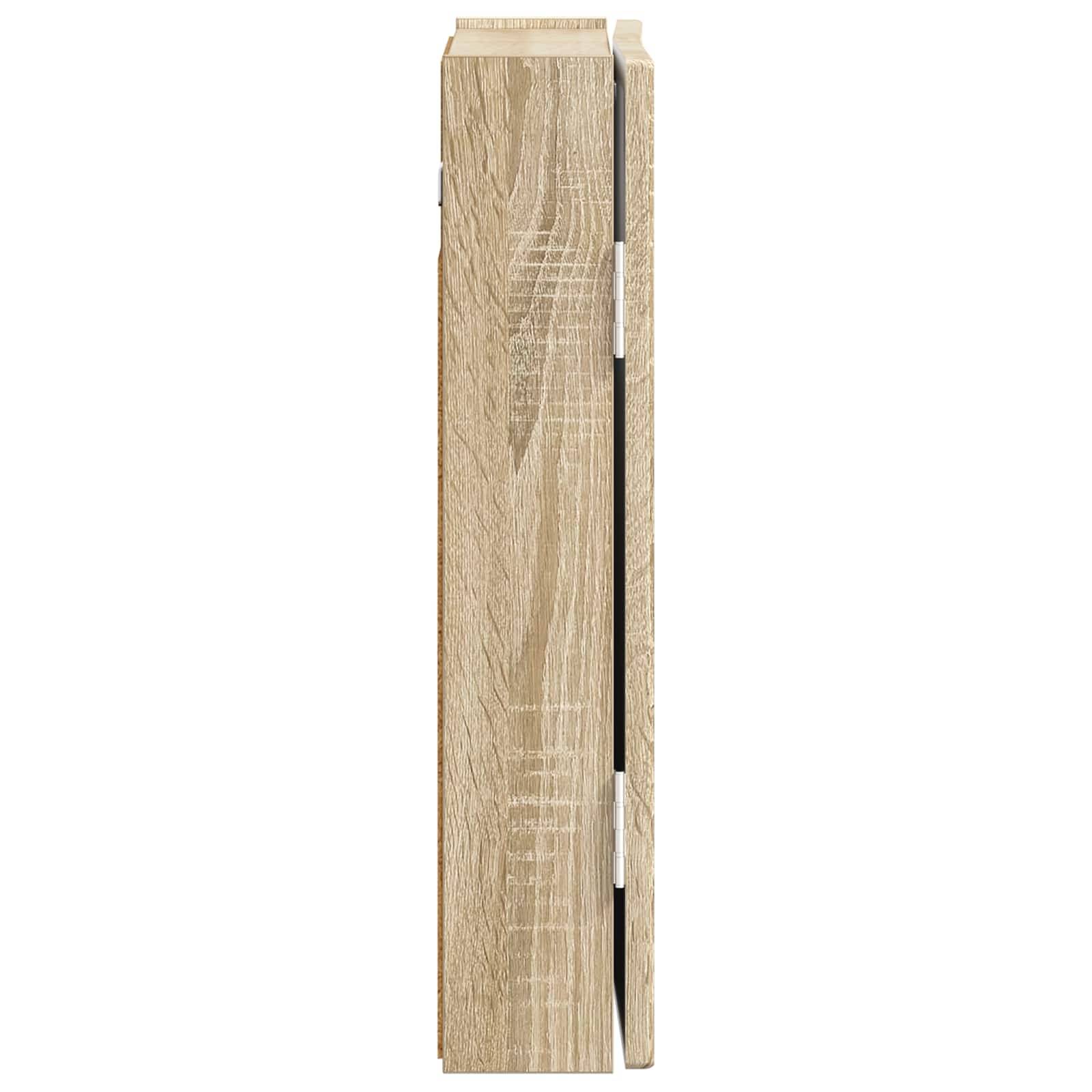 vidaXL Dartboard Schrank DELFT Sonoma-Eiche 52,5 x 10,5 x 53,5 cm