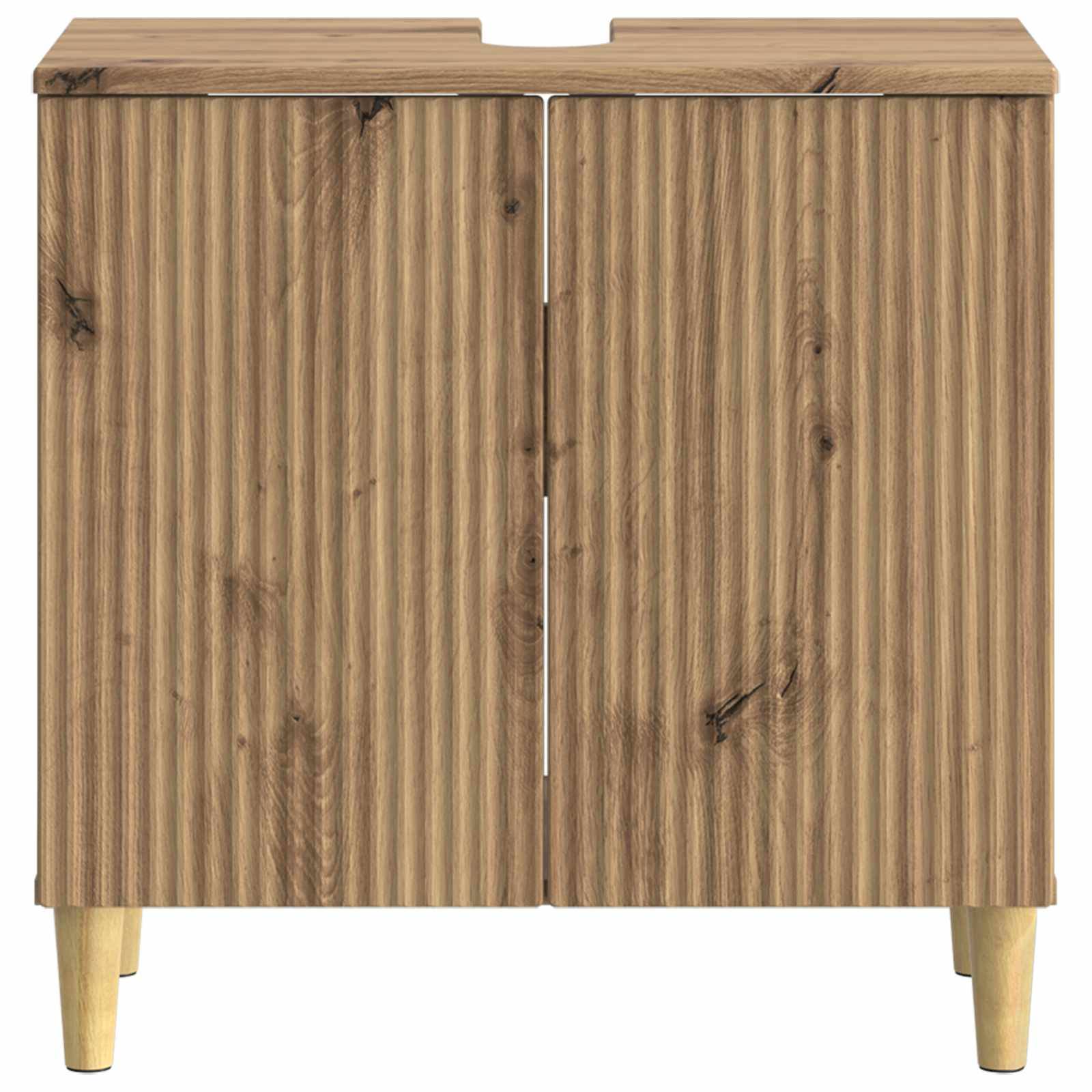 vidaXL Waschbeckenschrank ARNHEM Artisan-Eiche 59,5 x 31,5 x 59 cm
