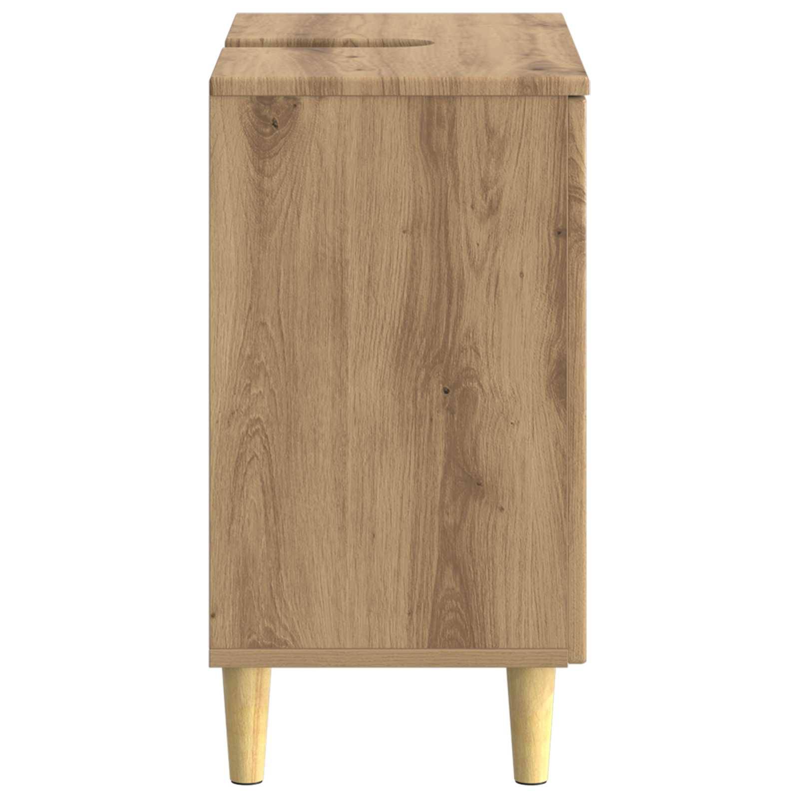 vidaXL Waschbeckenschrank ARNHEM Artisan-Eiche 59,5 x 31,5 x 59 cm