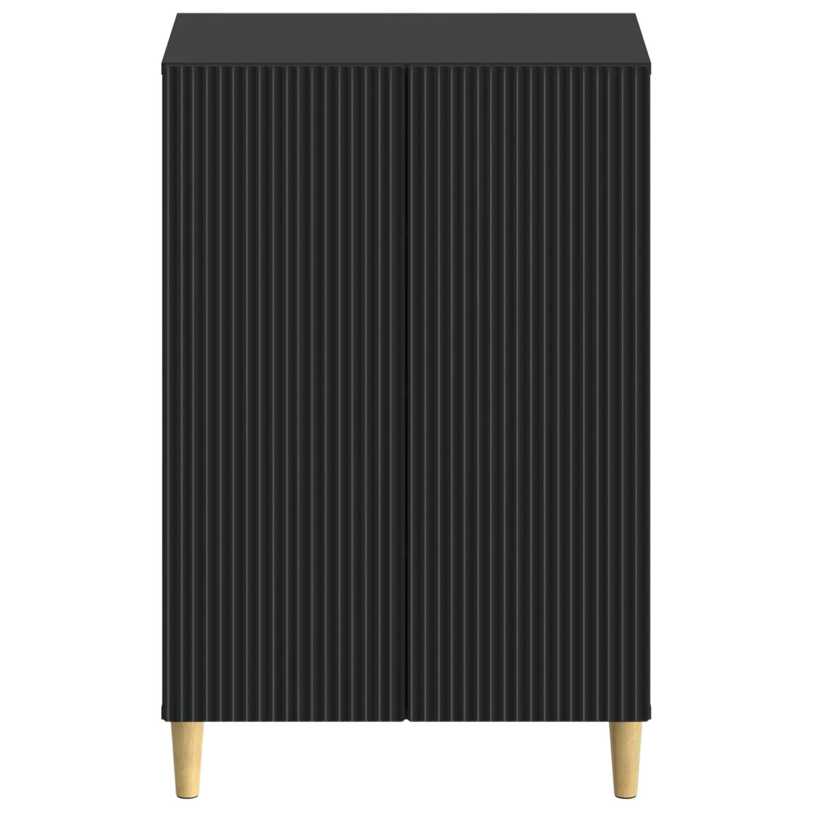 vidaXL Schuhschrank ARNHEM 59,5 x 39,5 x 90 cm Holzwerkstoff Schwarz