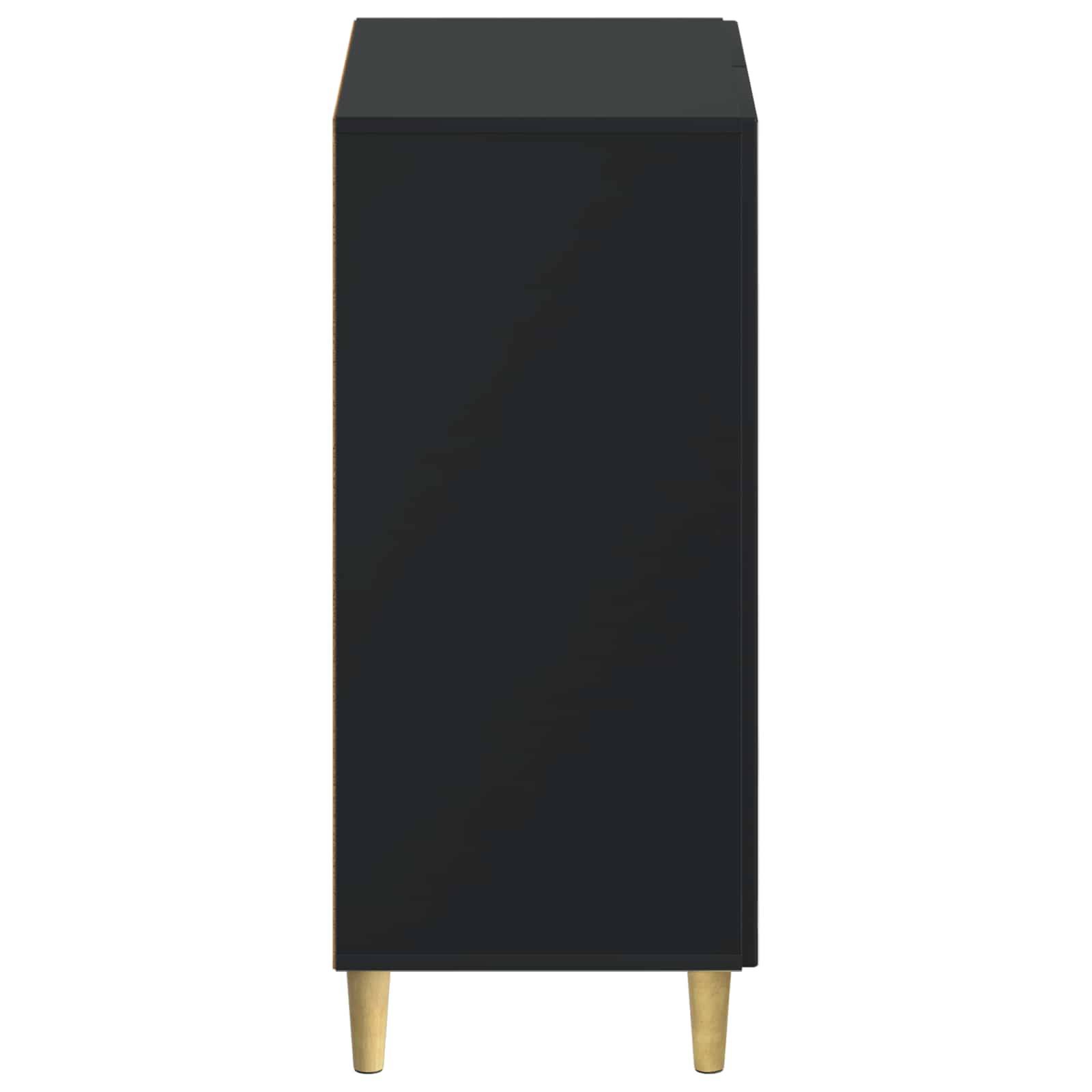 vidaXL Schuhschrank ARNHEM 59,5 x 39,5 x 90 cm Holzwerkstoff Schwarz