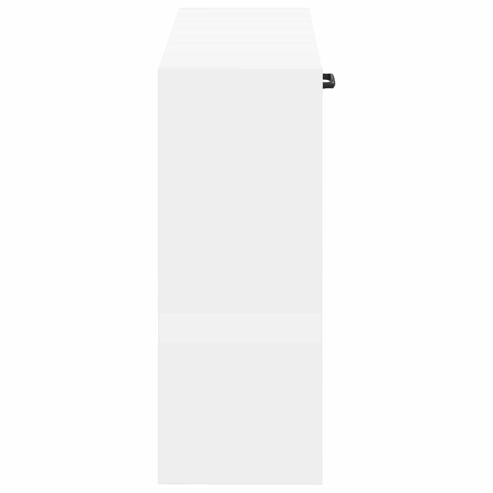 vidaXL Wandmontierter Schuhschrank HAARLEM 71 x 17 x 43 cm Weiß