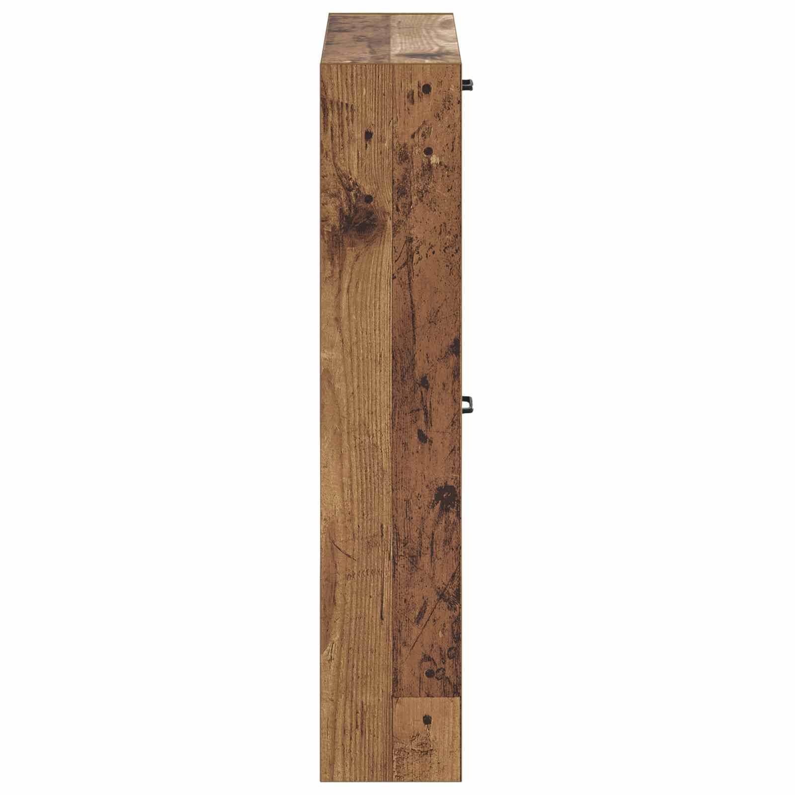 vidaXL Wandmontierter Schuhschrank HOORN 71 x 17 x 86 cm Holzwerkstoff