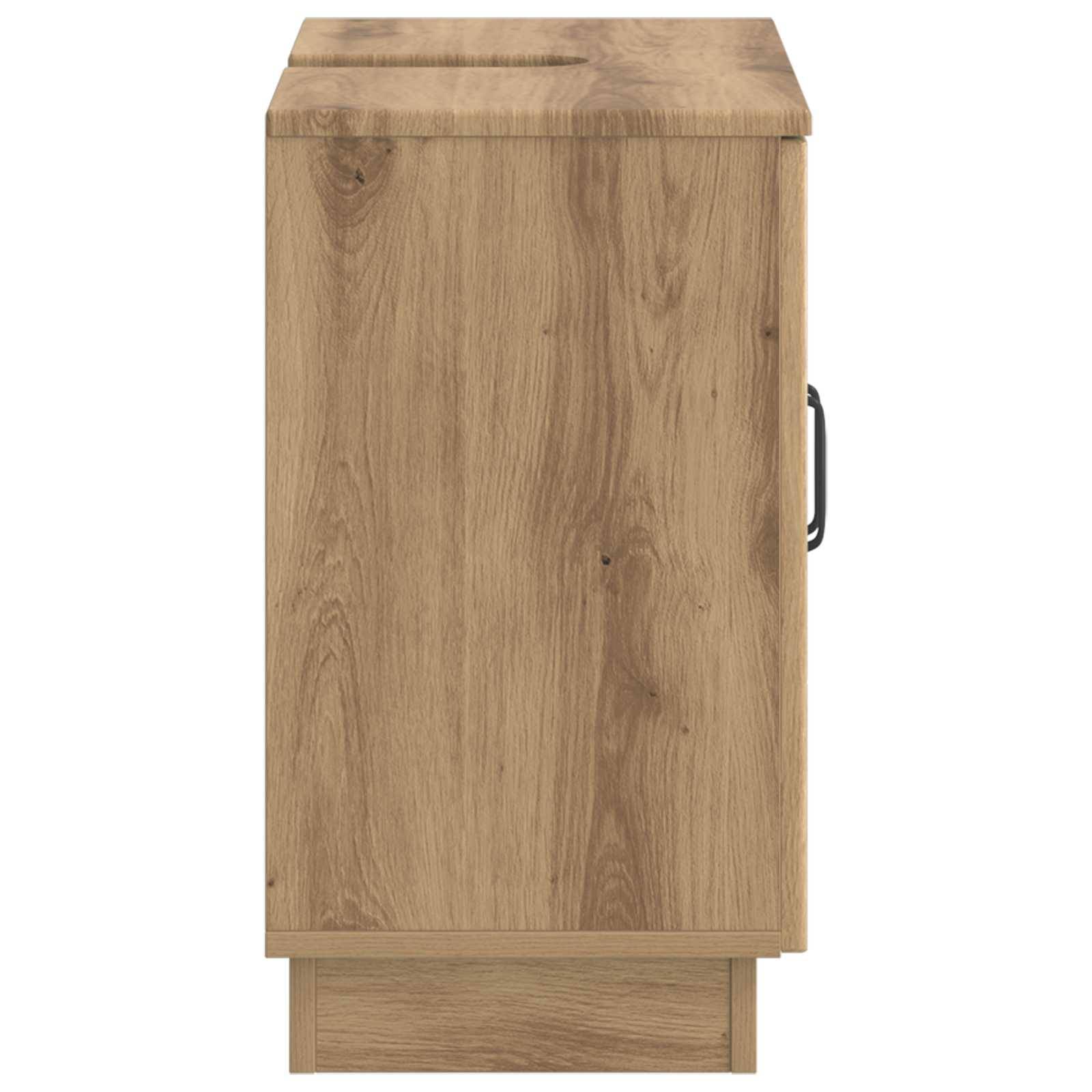vidaXL Waschbeckenschrank HOORN Artisan-Eiche 59,5 x 31,5 x 56 cm