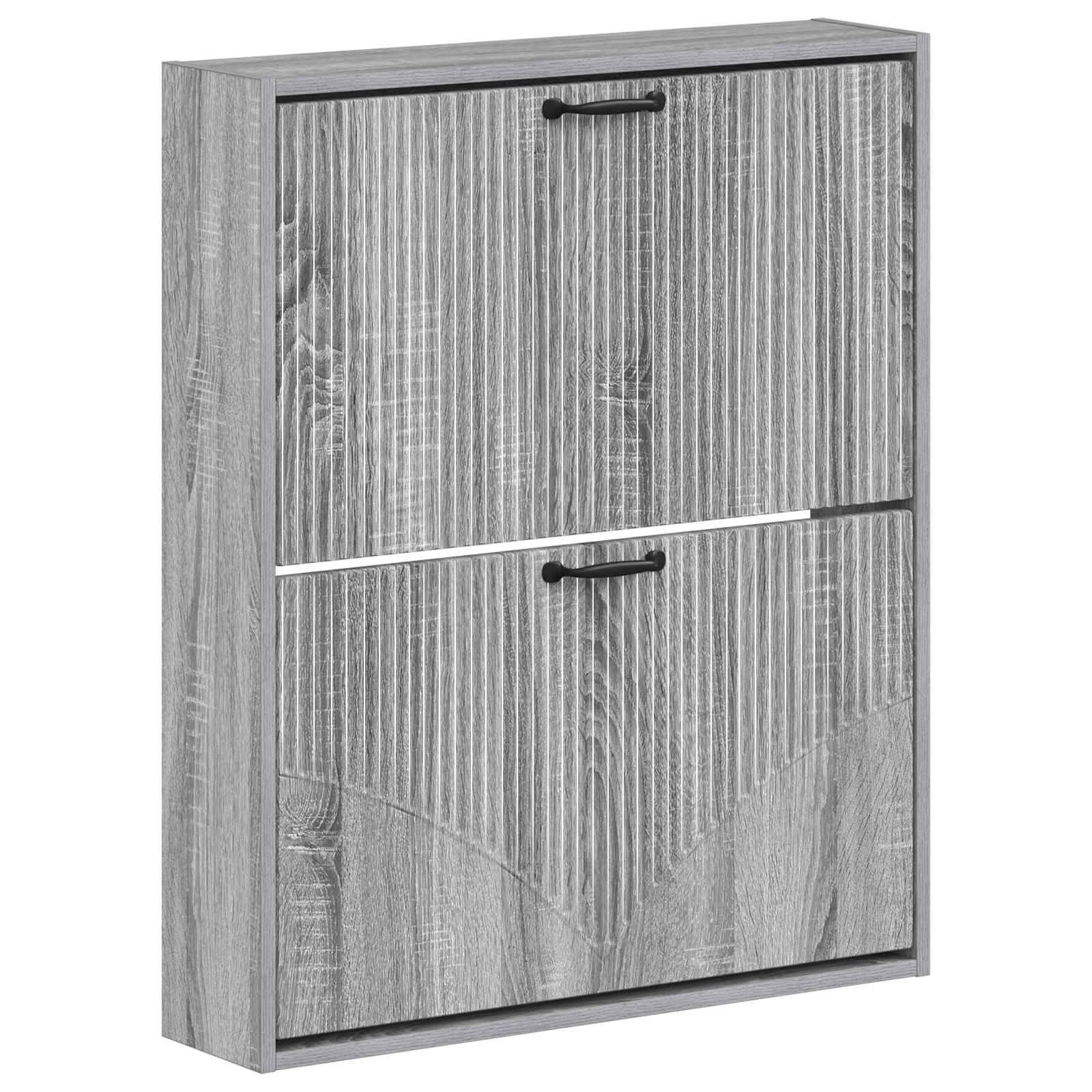 vidaXL Wandmontierter Schuhschrank HOORN 71 x 17 x 86 cm Holzwerkstoff